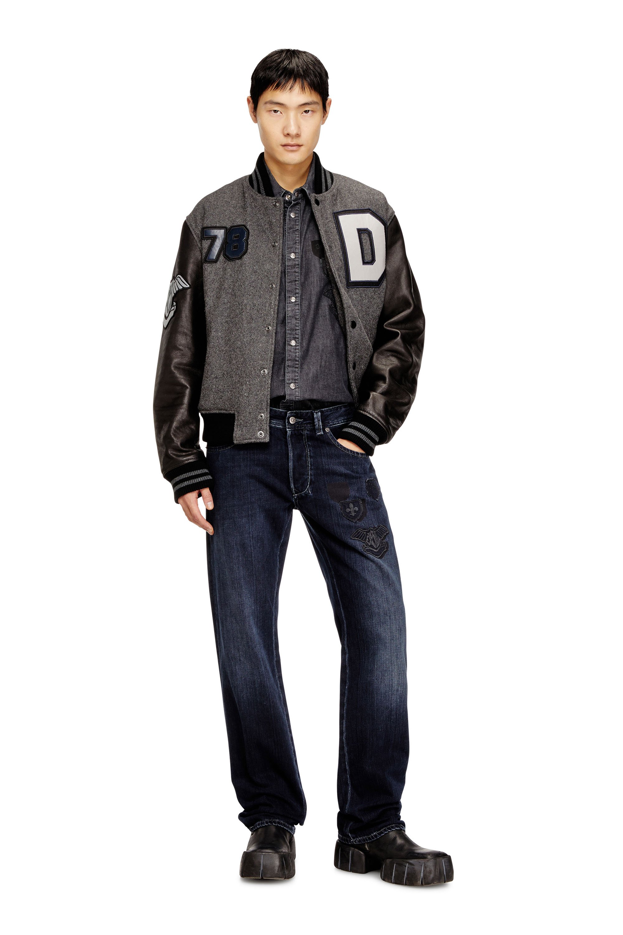 Diesel - Male's Regular Jeans 1985 Larkee 09Q19, Dark Blue - 2