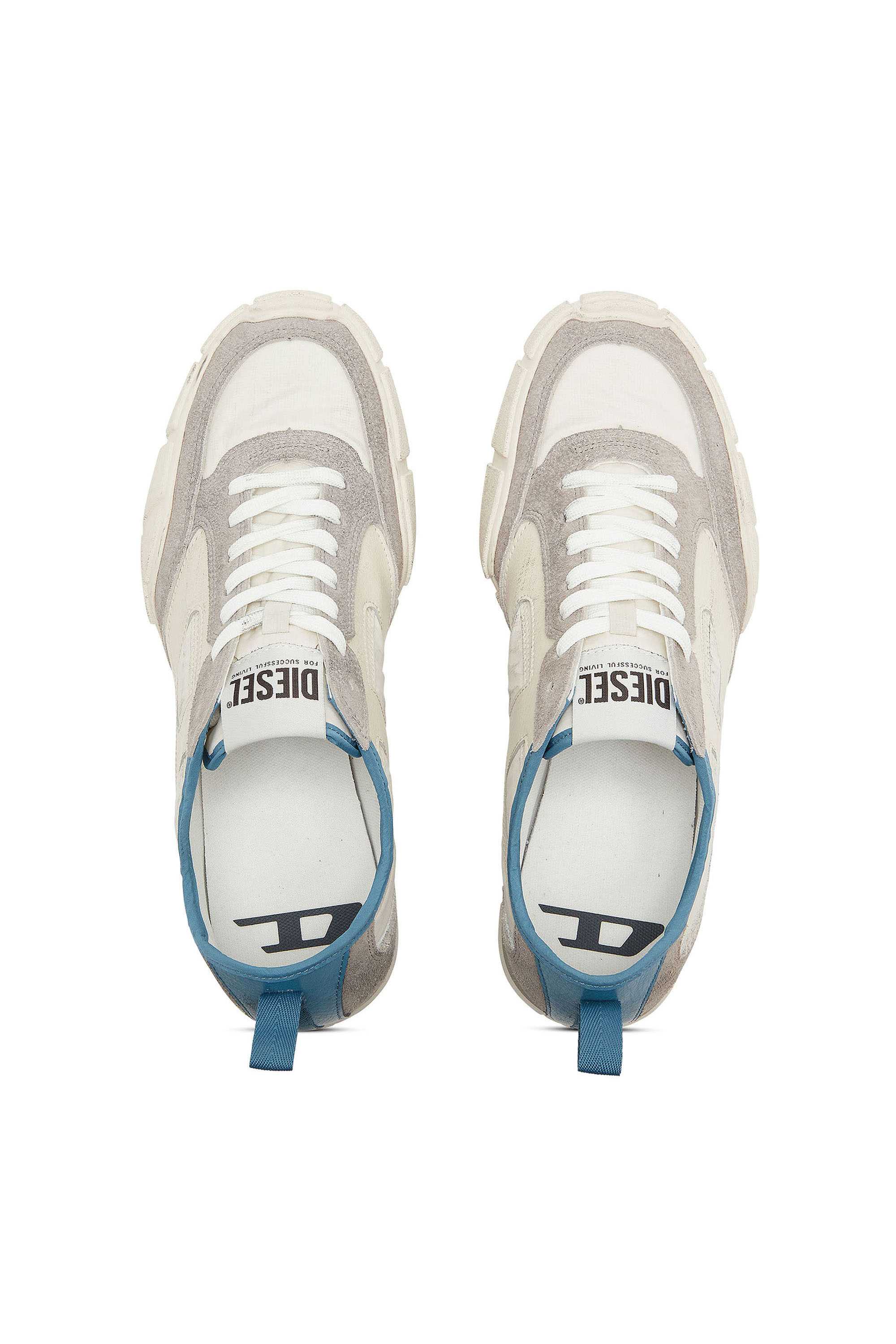 Diesel - S-PAGODHA LOW W, S-Pagodha - Zapatillas de piel y nailon con leng&uuml;eta de espuma Mujer in Multicolor - 4