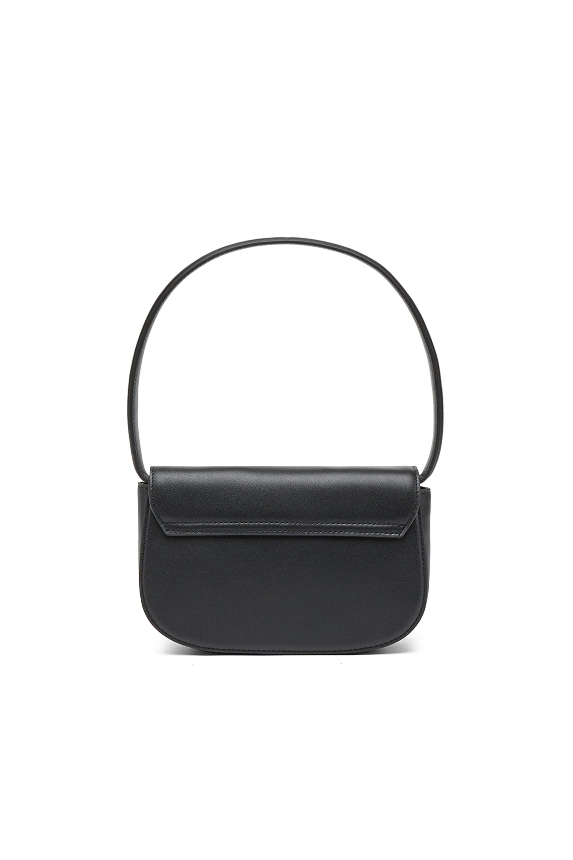 Diesel - 1DR, 1DR-Sac iconique à bandoulière en cuir nappa Femme in Noir - 2