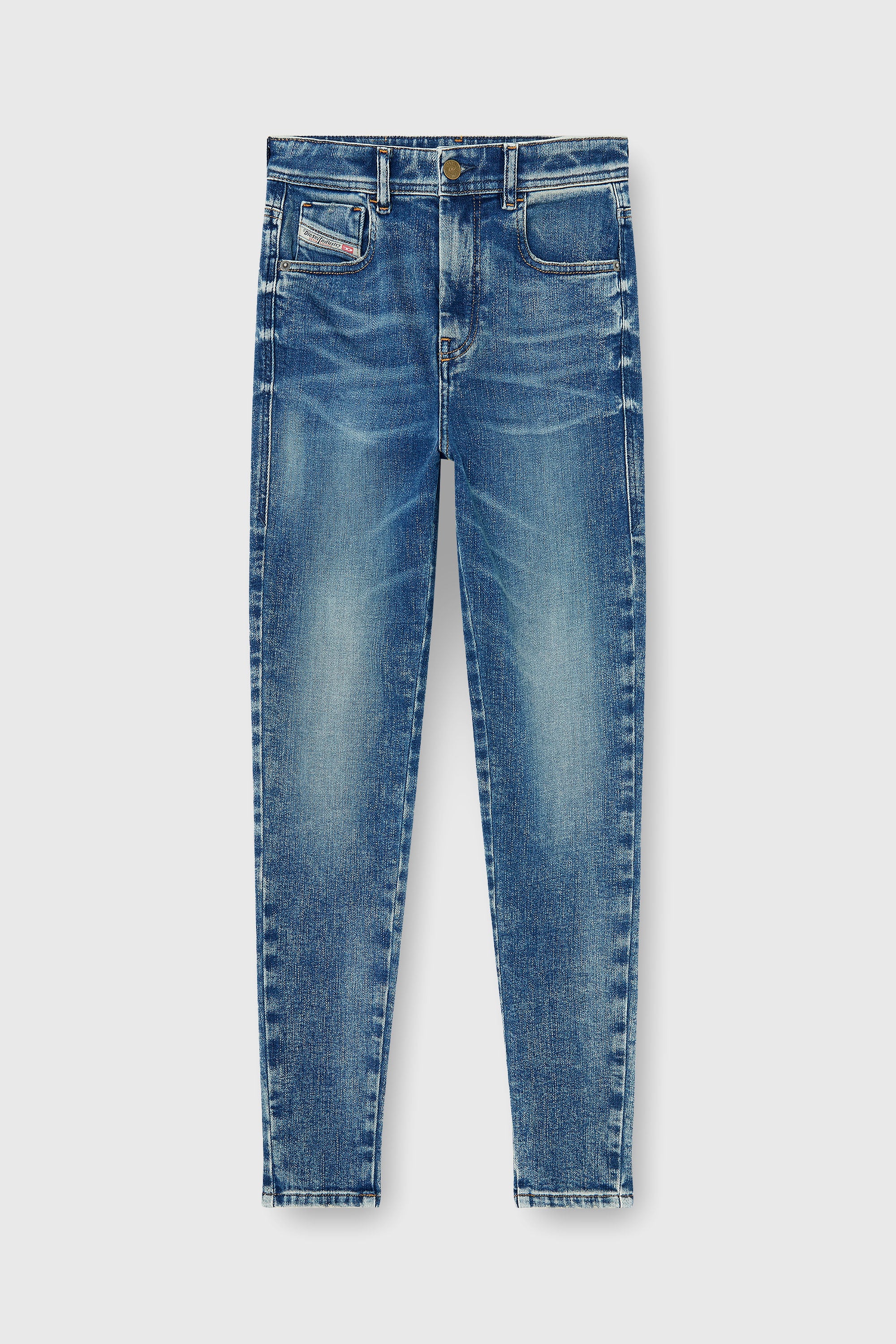 Diesel - Woman's Skinny Jeans 1984 Slandy-High 09P72, Medium blue - 6