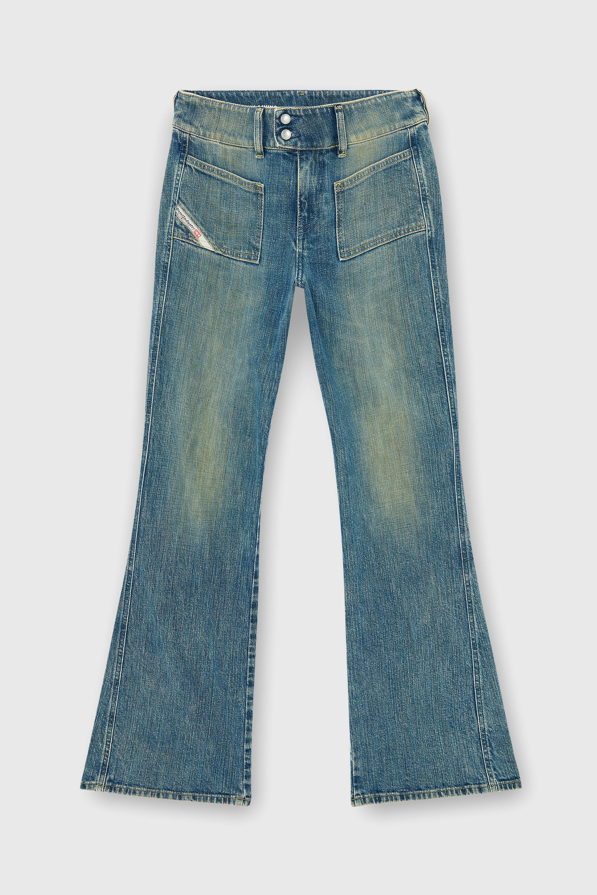 Diesel - Woman's Bootcut Jeans D-Hush 007EJ, Medium blue - 1