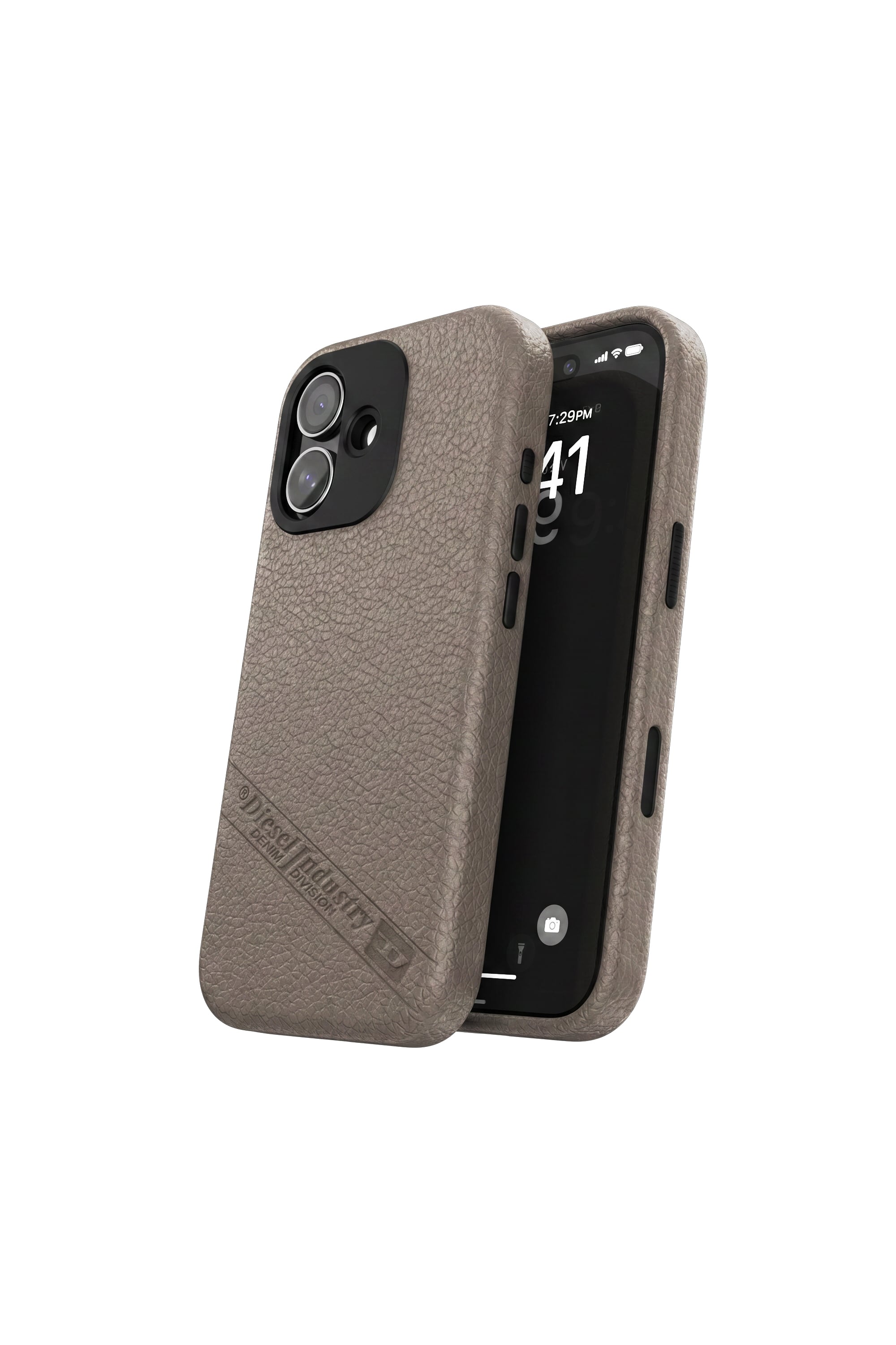 Diesel - 60643 MOULDED CASE, Unisex's Flag D case with MagSafe for iPhone 17 in Beige - 3