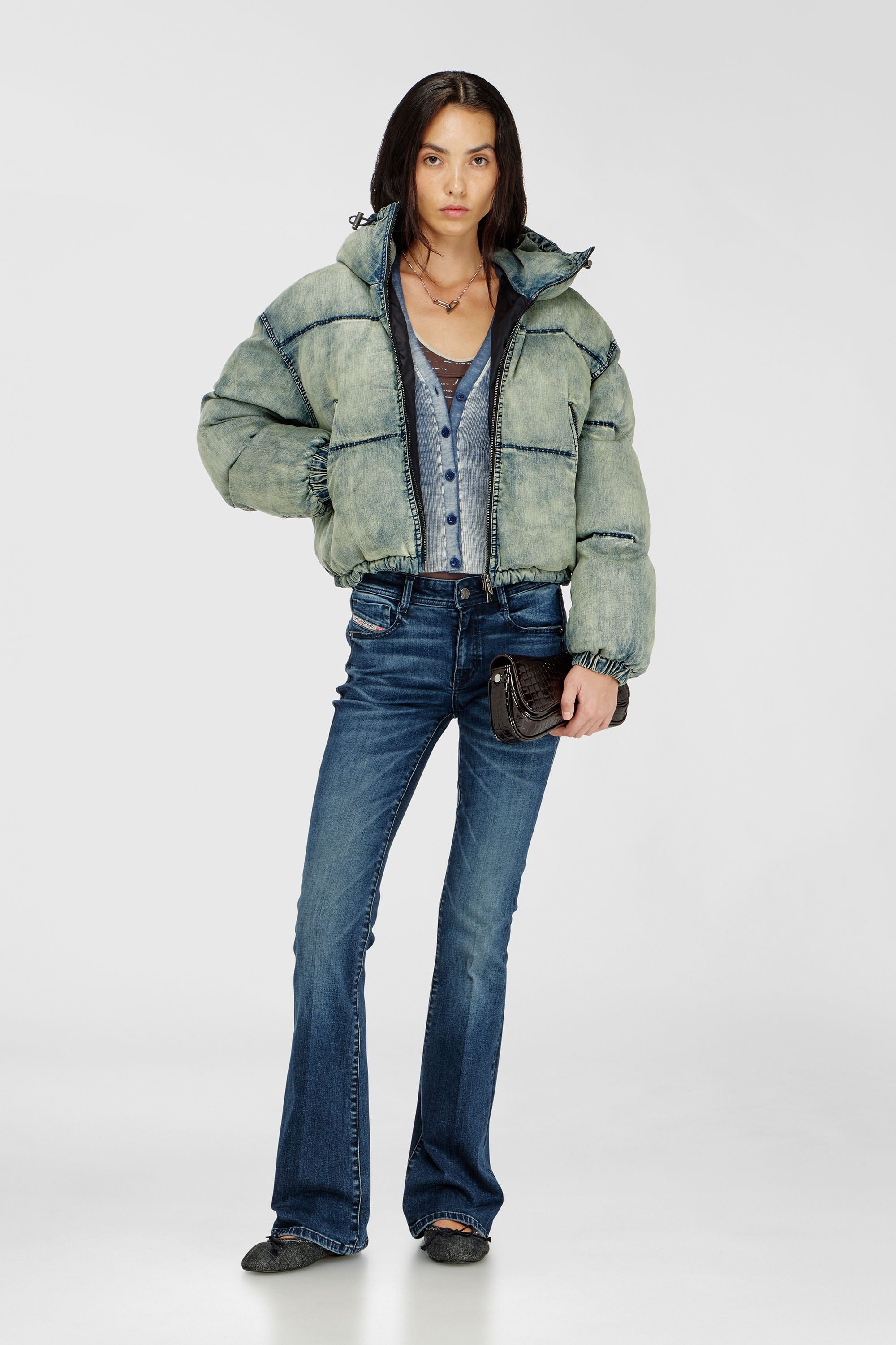 Diesel - Woman's Bootcut Jeans 1969 D-Ebbey 0ILDY, Dark Blue - 2