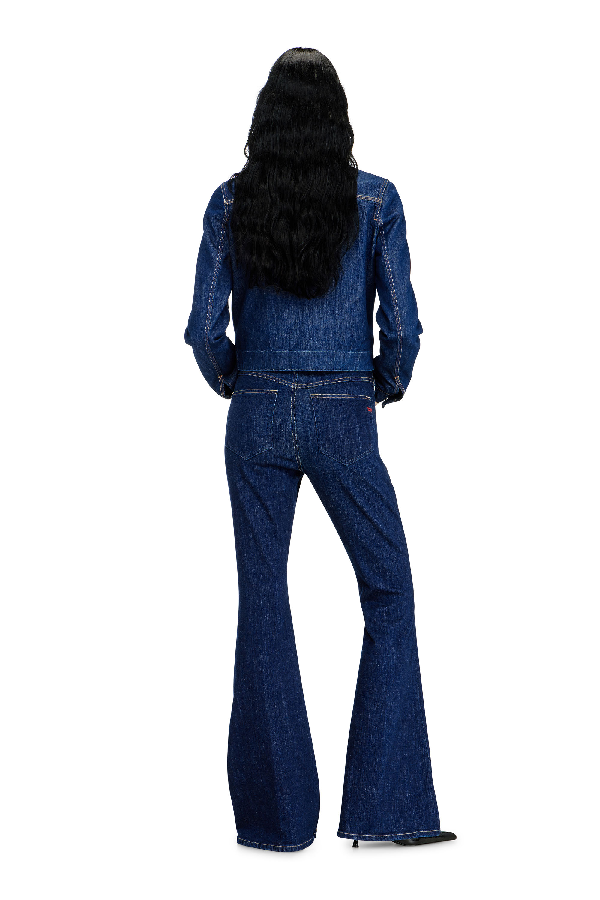 Diesel - Bootcut Jeans 1973 D-Partt 09Q03 Femme, Bleu Fonc&eacute; - Image 3