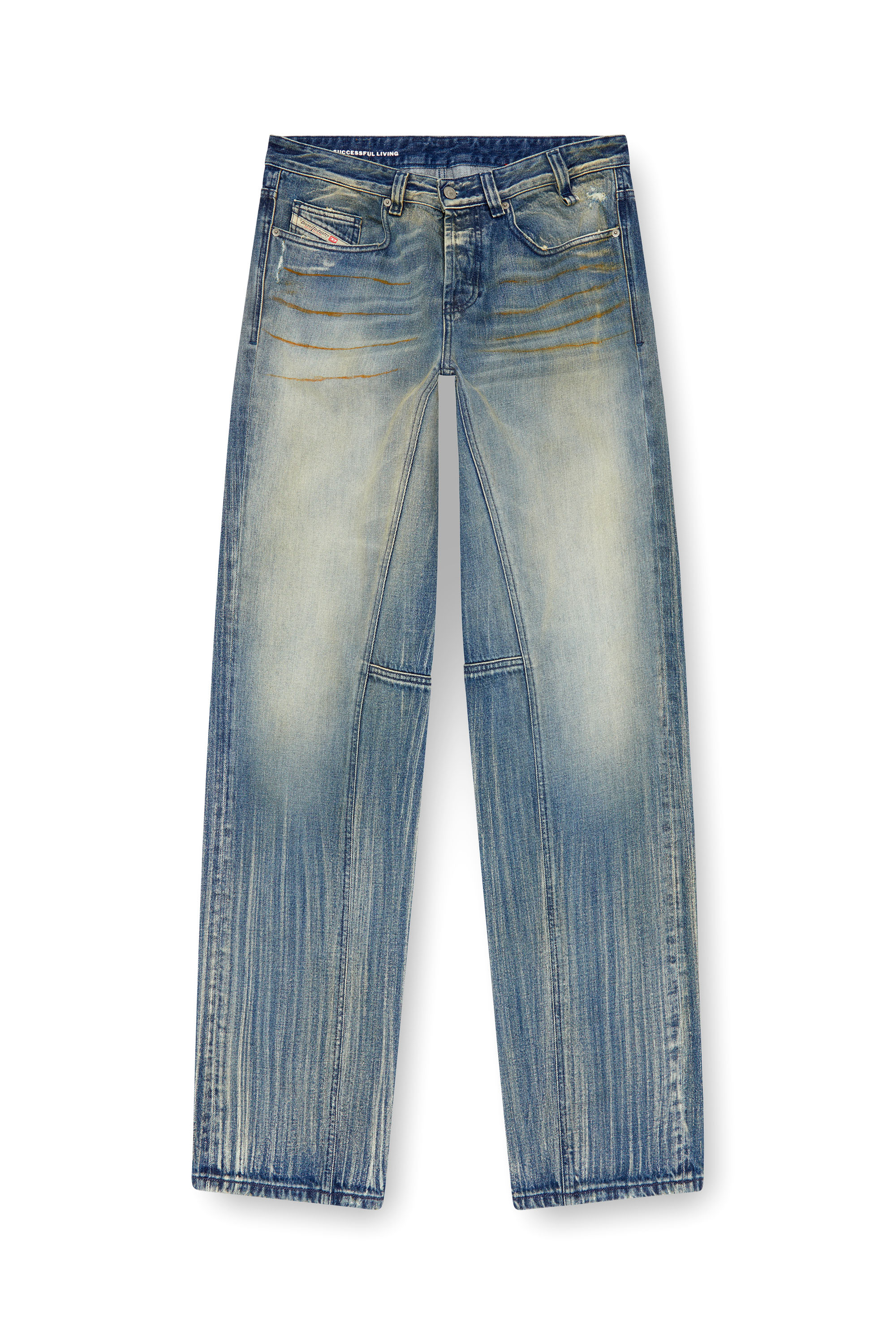 Diesel - Male's Relaxed Jeans 2001 D-Macro 09I97, Medium Blue - 3