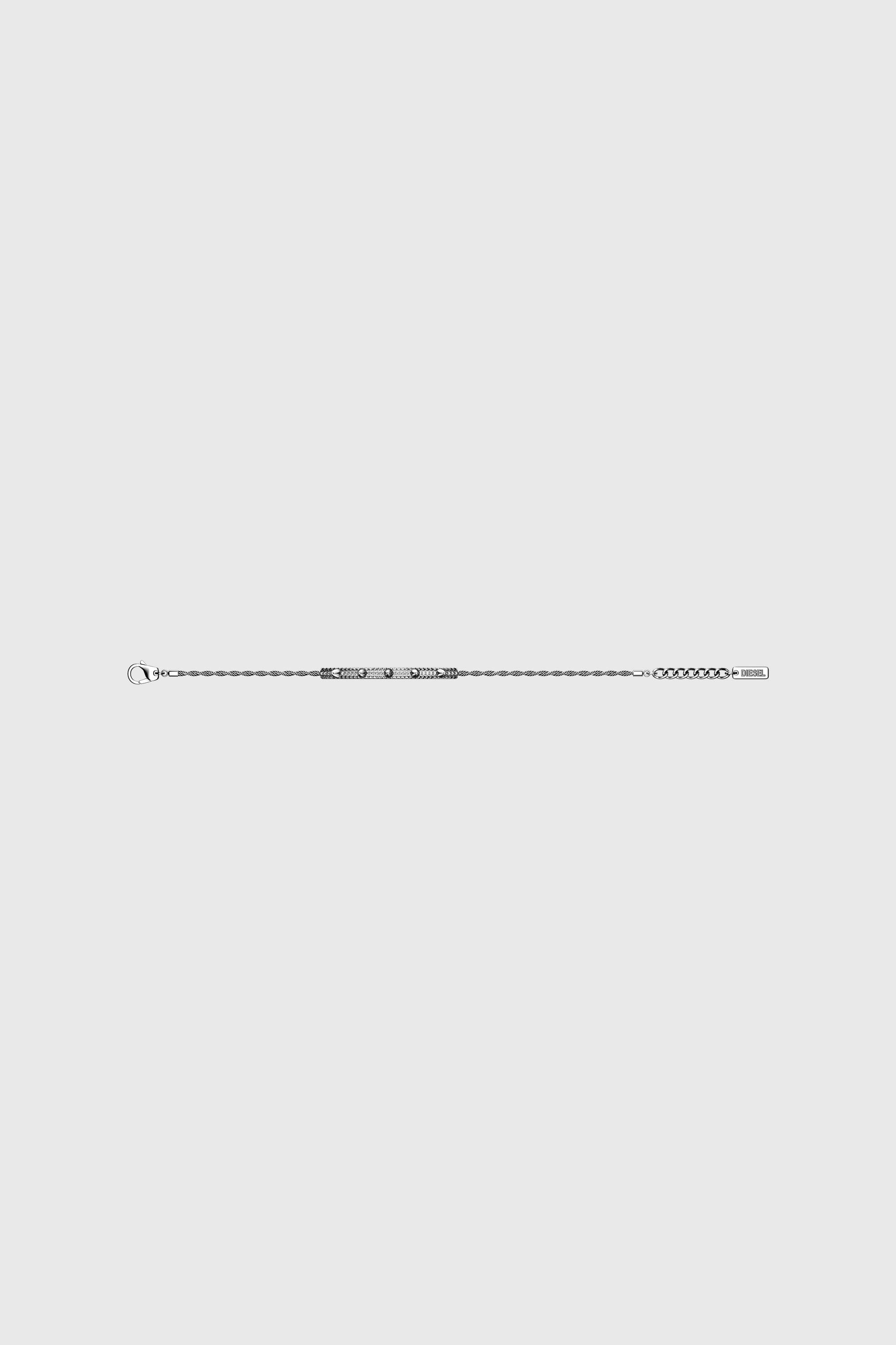 Diesel - DX1725040, Pulsera ID de acero inoxidable Unisex in Plateado - 3