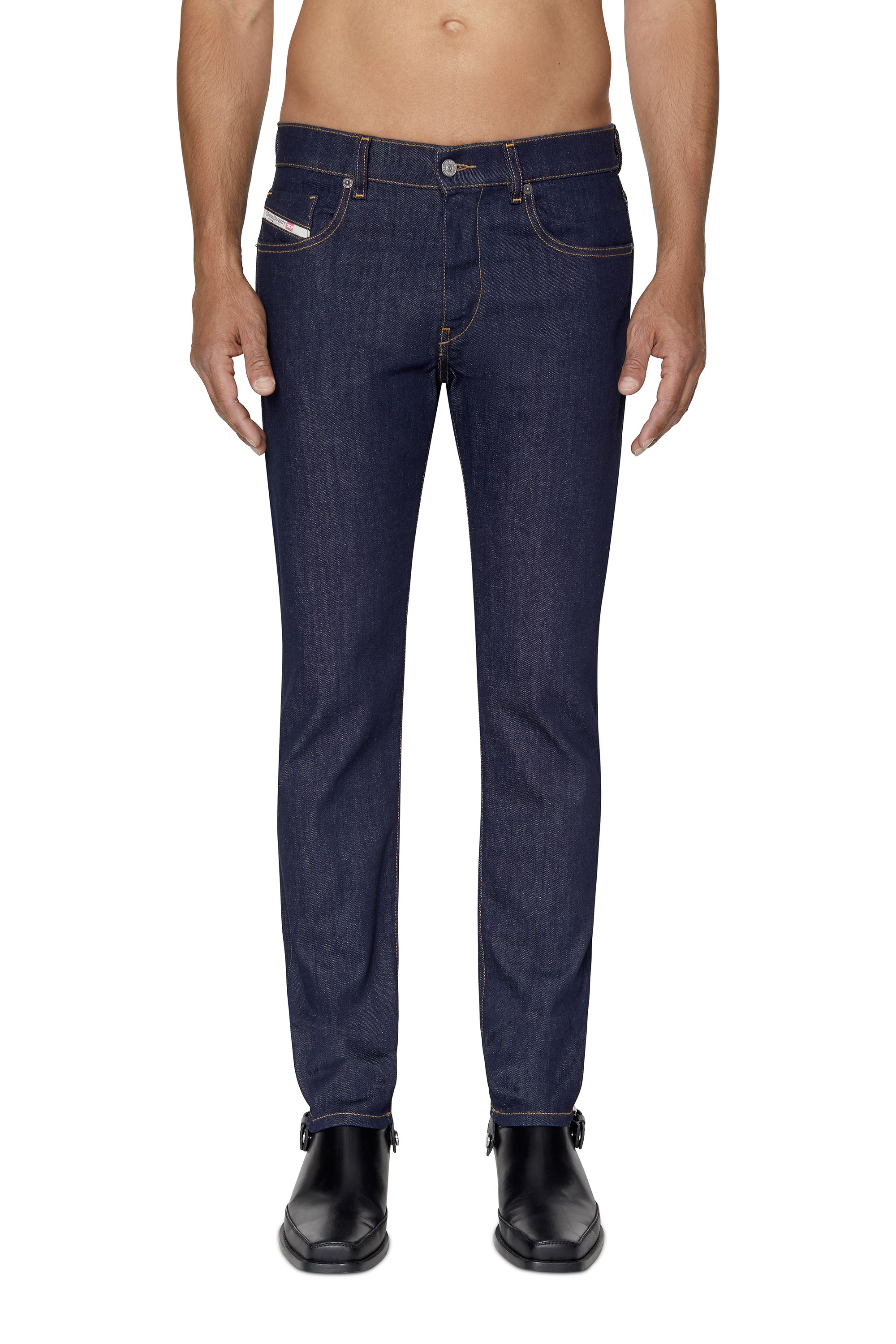 Diesel - Man's Slim Jeans 2019 D-Strukt Z9B89, Dark Blue - 1