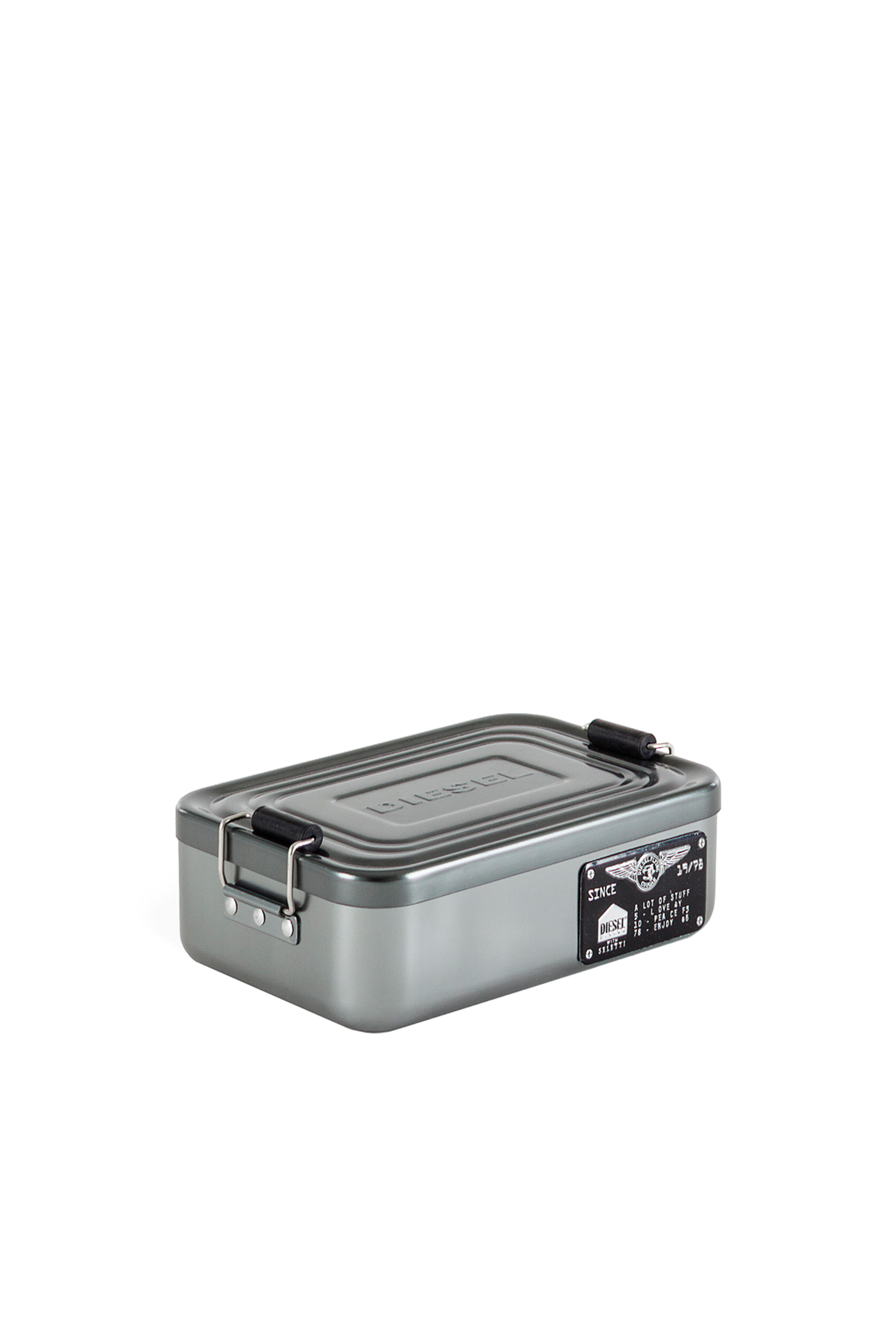 Diesel - 11035 SURVIVAL, Caja de aluminio peque&ntilde;a con tapa Unisex in Gris - 2