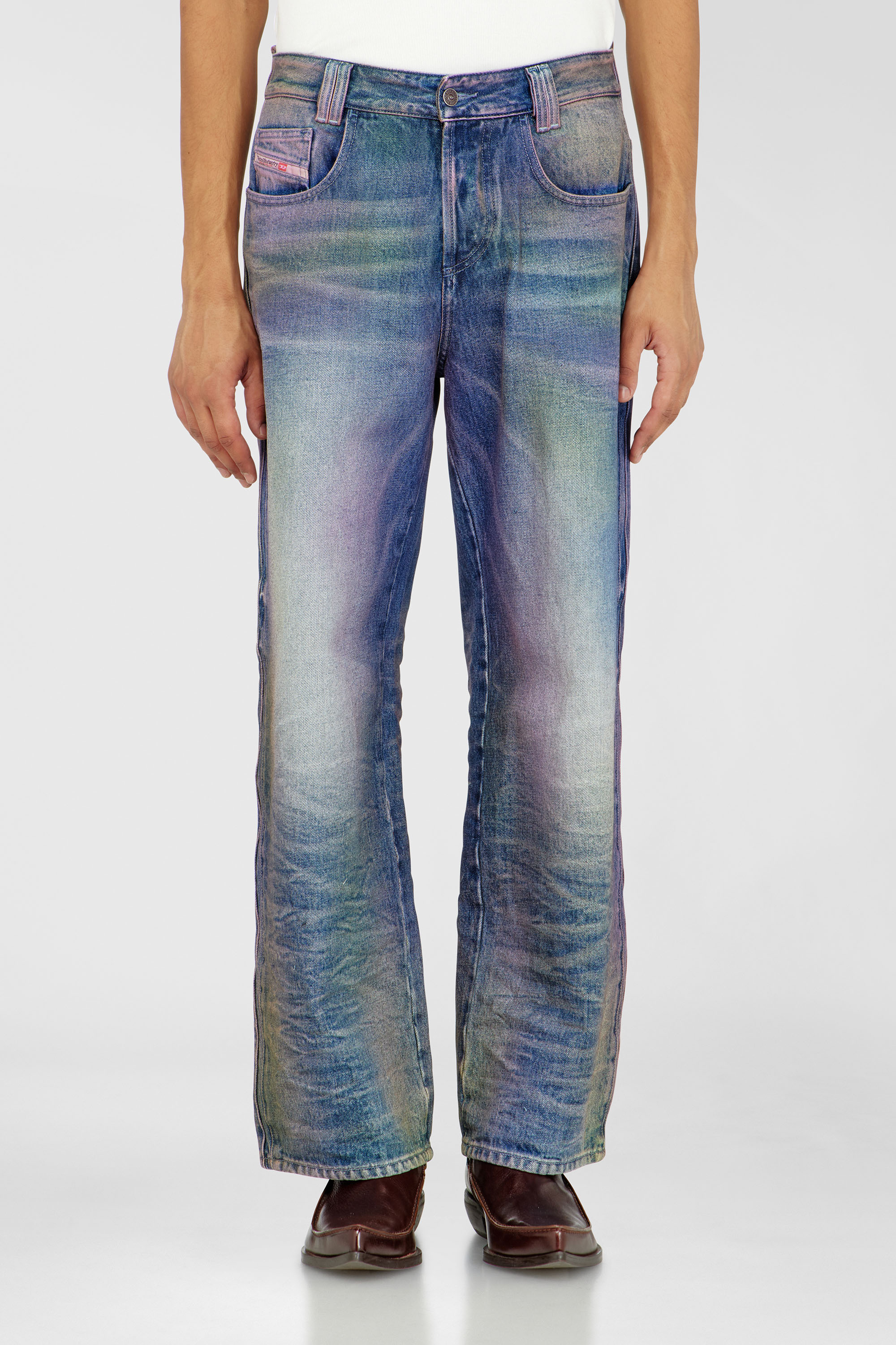Diesel - Relaxed Jeans 1982 D-Hakou 007FW Mixte, Bleu moyen - Image 1