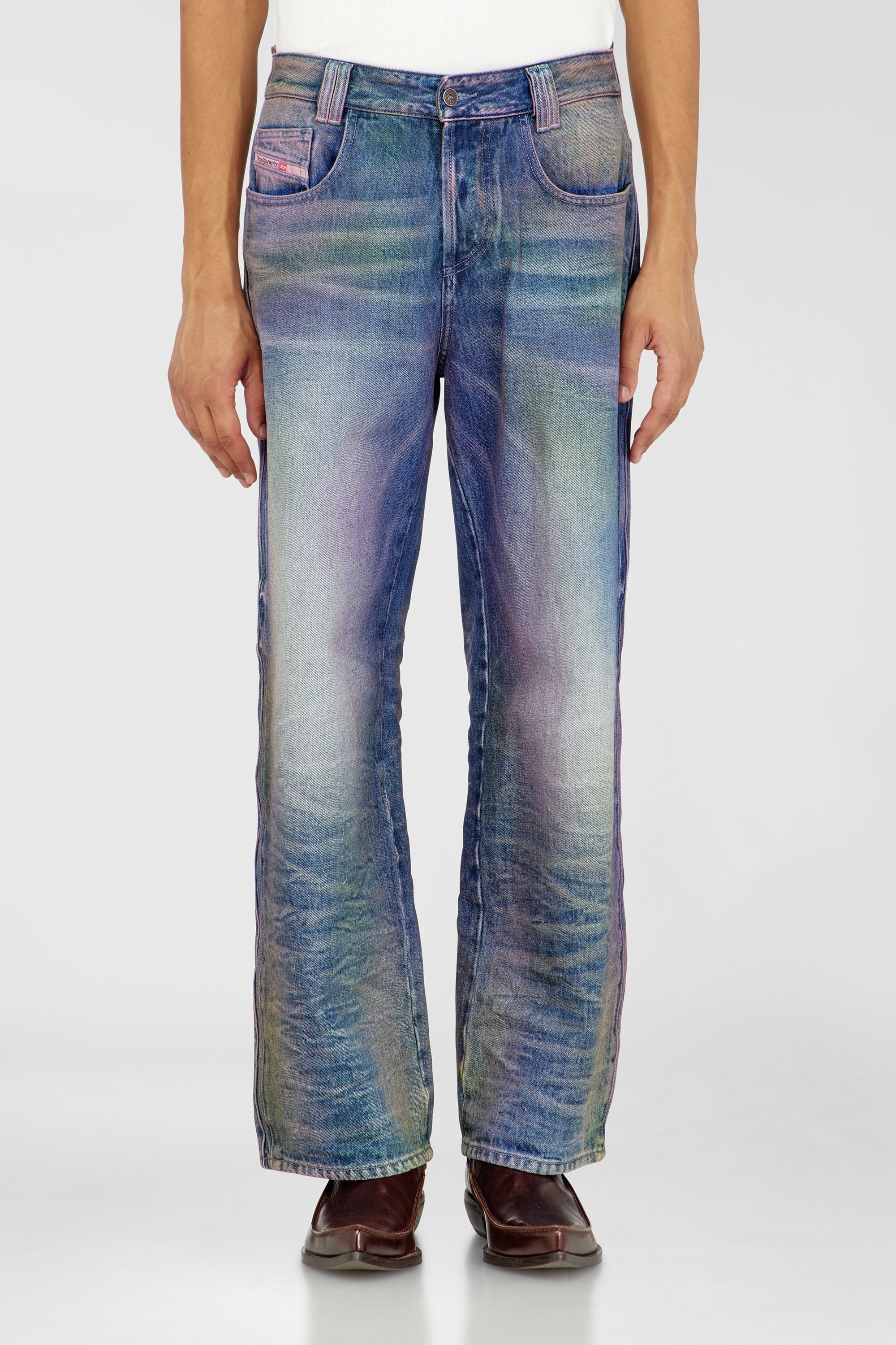 Diesel - Relaxed Jeans 1982 D-Hakou 007FW Unisex, Azul medio - 4