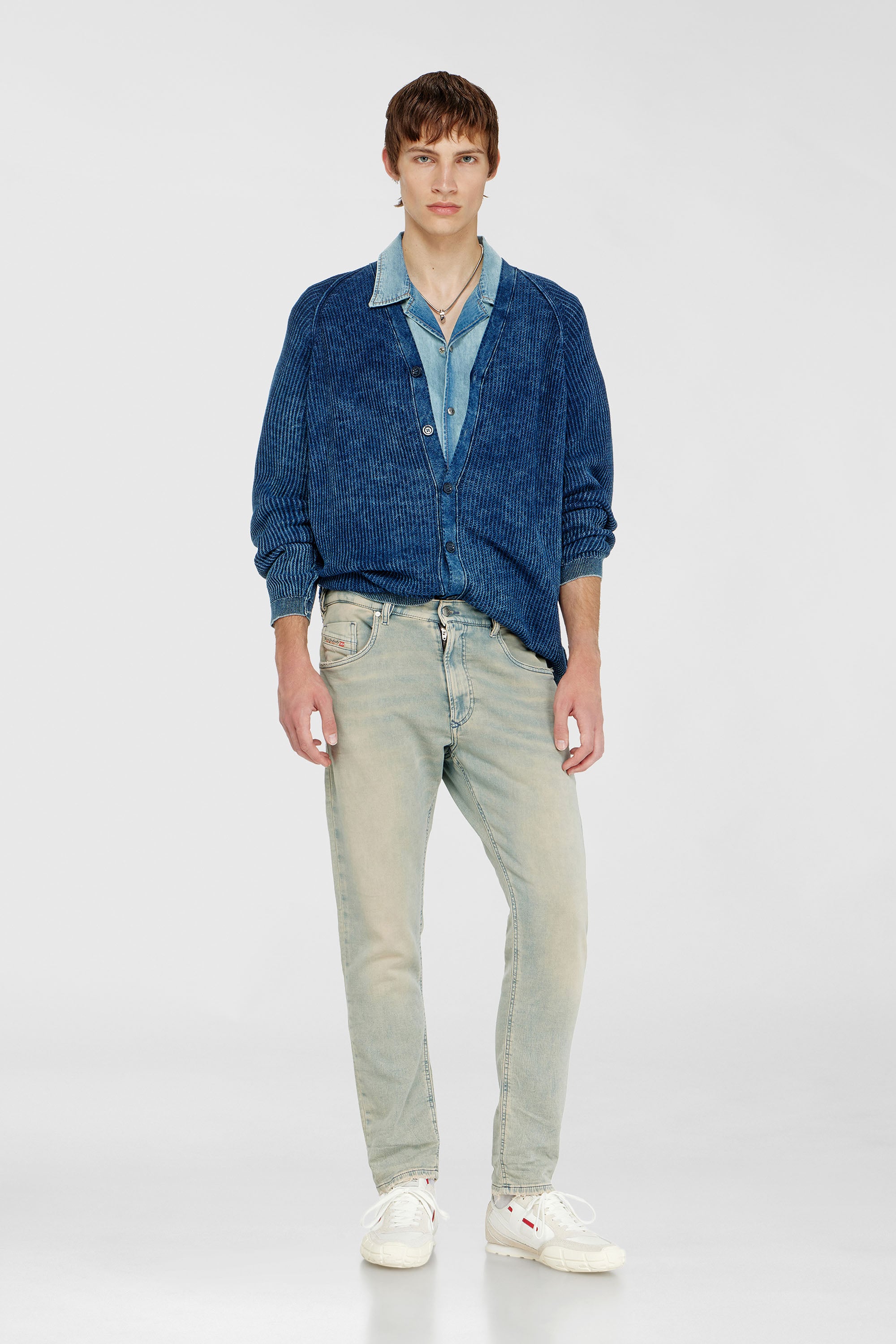 Diesel - Man's Regular 2032 D-Krooley-BW Joggjeans&reg; 068WK, Light Blue - 1