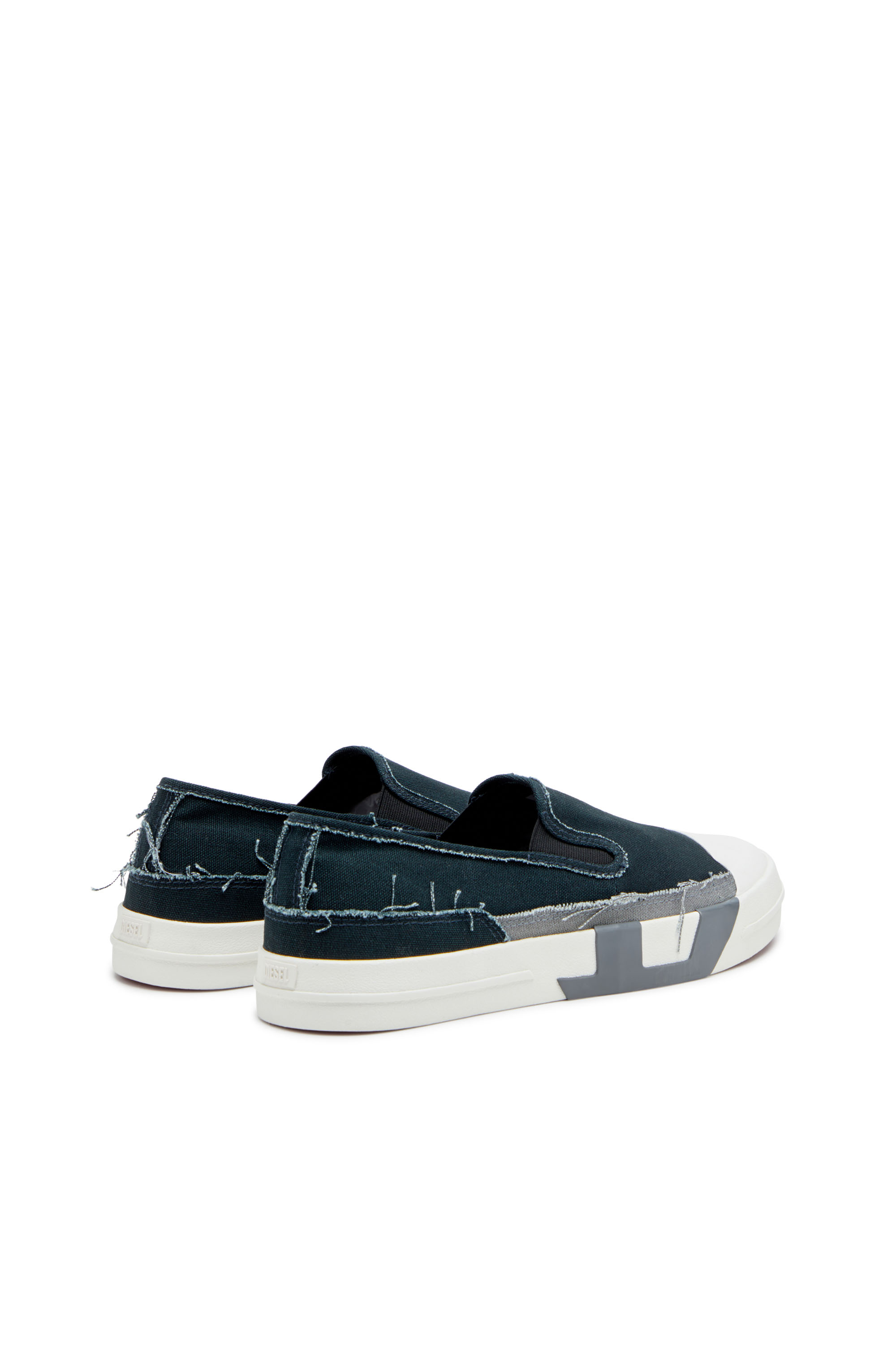 Diesel - S-D-VERSE SO, S-D-Verse-Sneakers sans lacets en toile effilochée Homme in Polychrome - 3