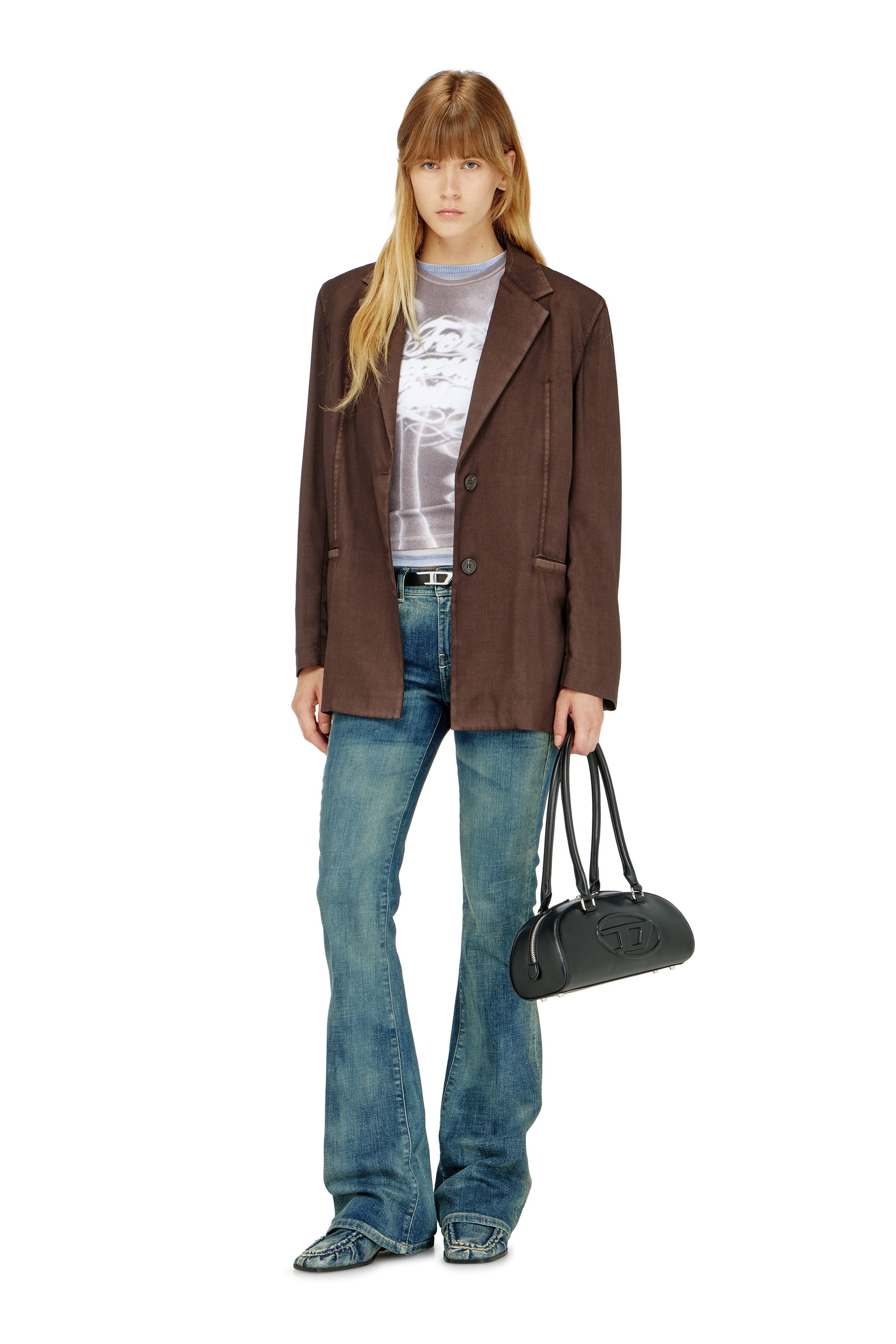Diesel - Bootcut Jeans 1969 D-Ebbey 09P41 Mujer, Azul medio - 1