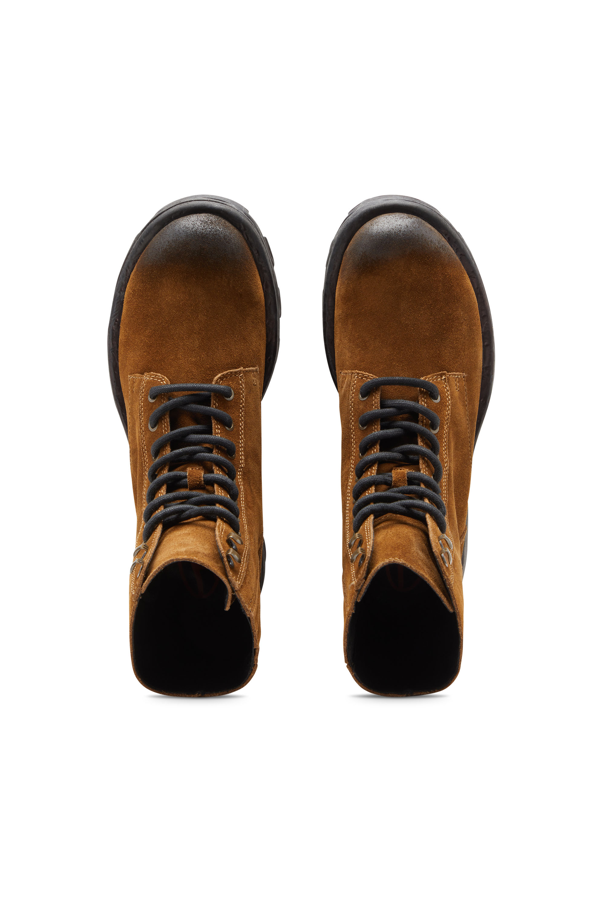 Diesel - D-HAMMER BT, Male's D-Hammer Bt - Combat boots in oiled suede in Brown - 4