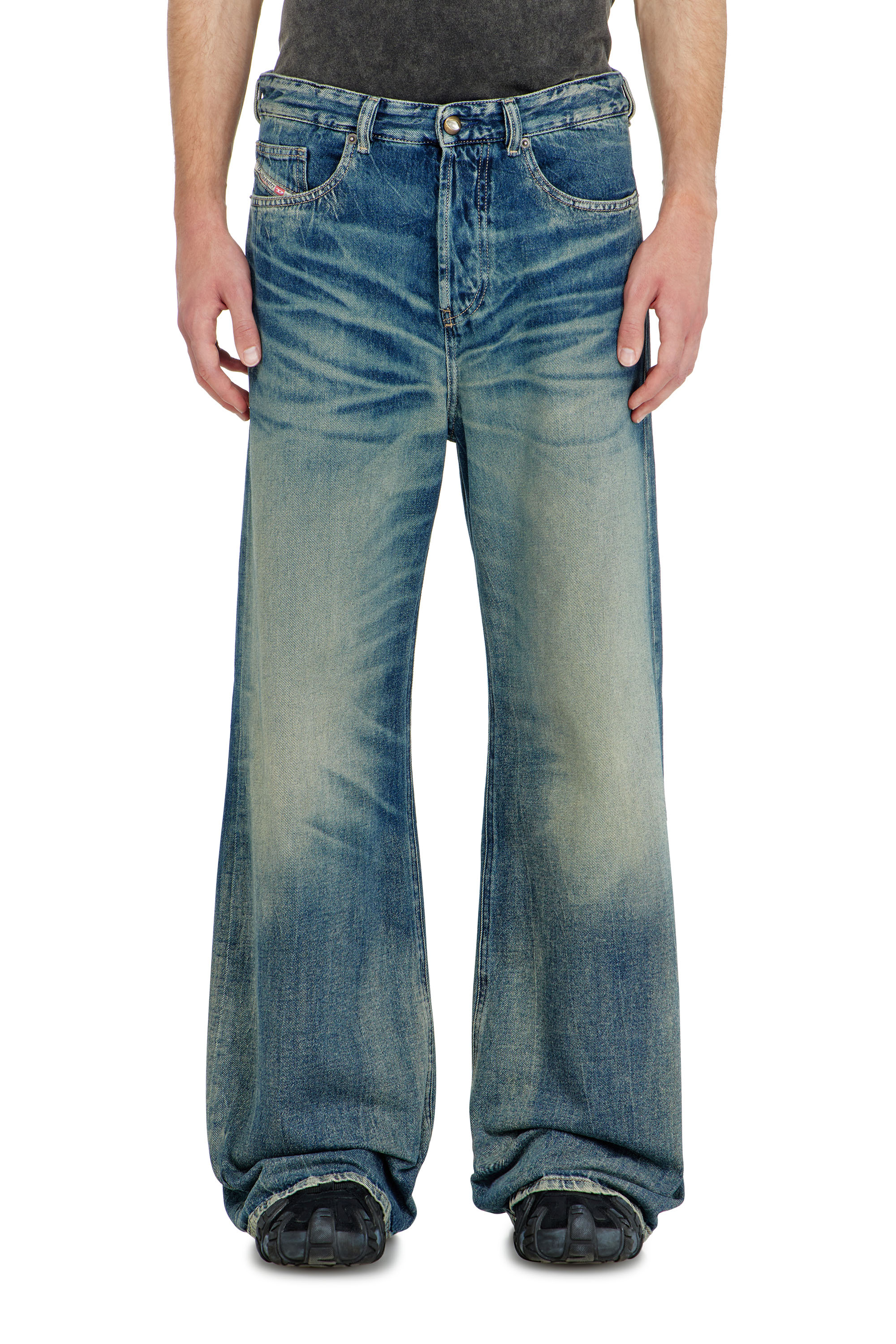 Diesel - Male's Relaxed Jeans D-Rise 09P55, Dark Blue - 4