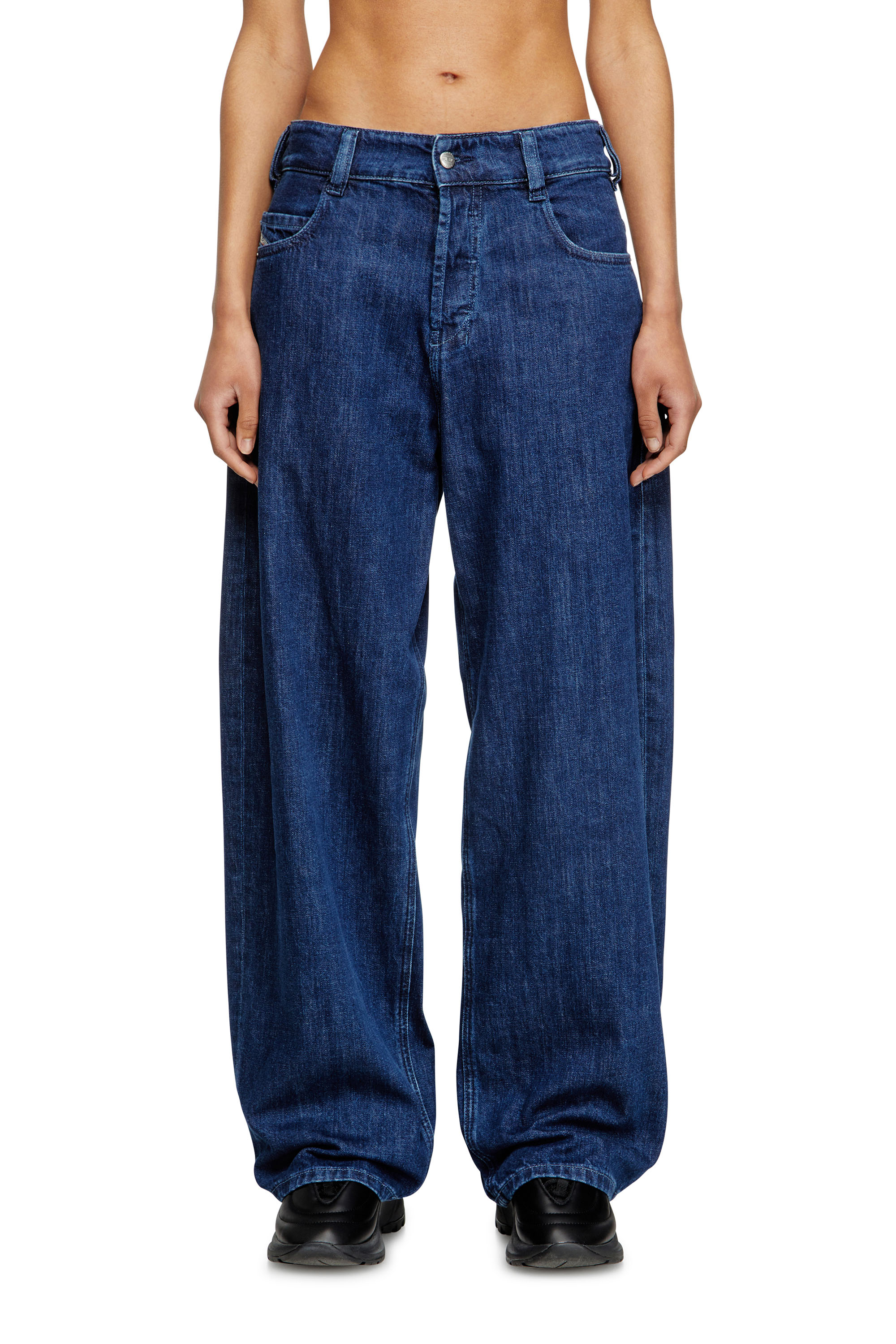 Diesel - Unisex's Relaxed Jeans 1997 D-Enim 0DBDX, Dark Blue - 1