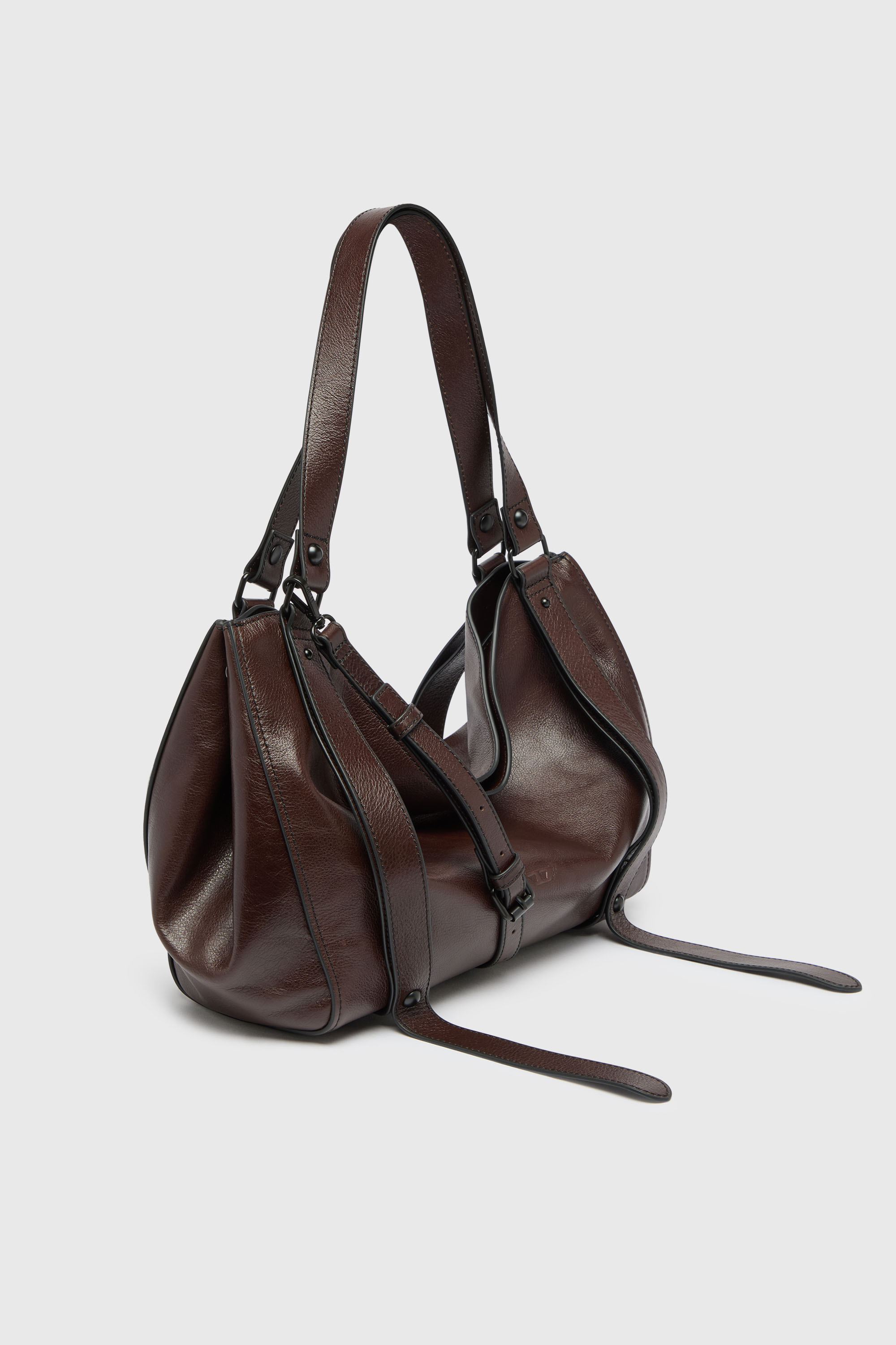 Diesel - D-ONE TOPHANDLE M, D-One - Bolso de mano medio de piel Unisex in Marr&oacute;n - 4
