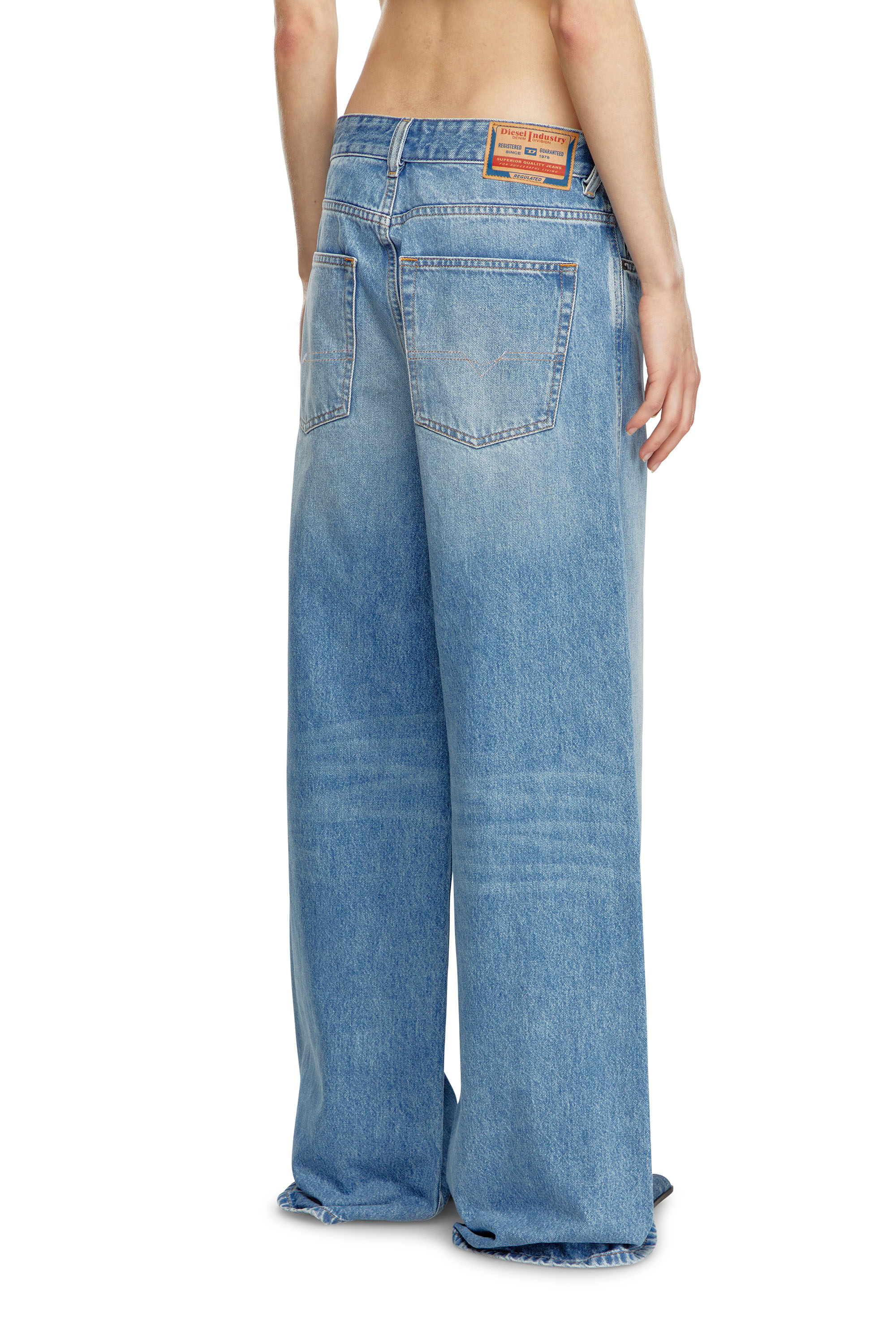 Diesel - Relaxed Jeans 1996 D-Sire 09I29 Mixte, Bleu Clair - Image 4