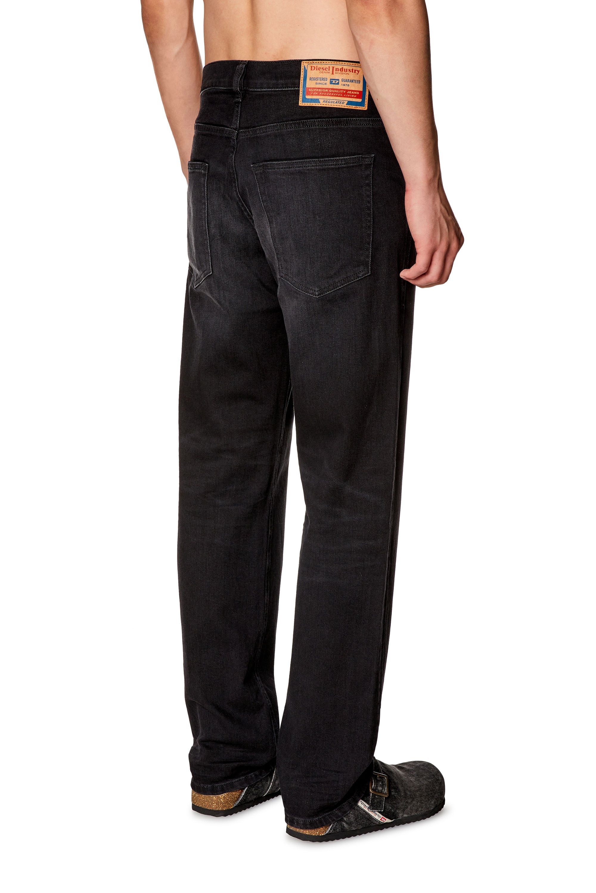 Men's Regular Skater Jeans | Black/Dark grey | Diesel 2010 D-Macs