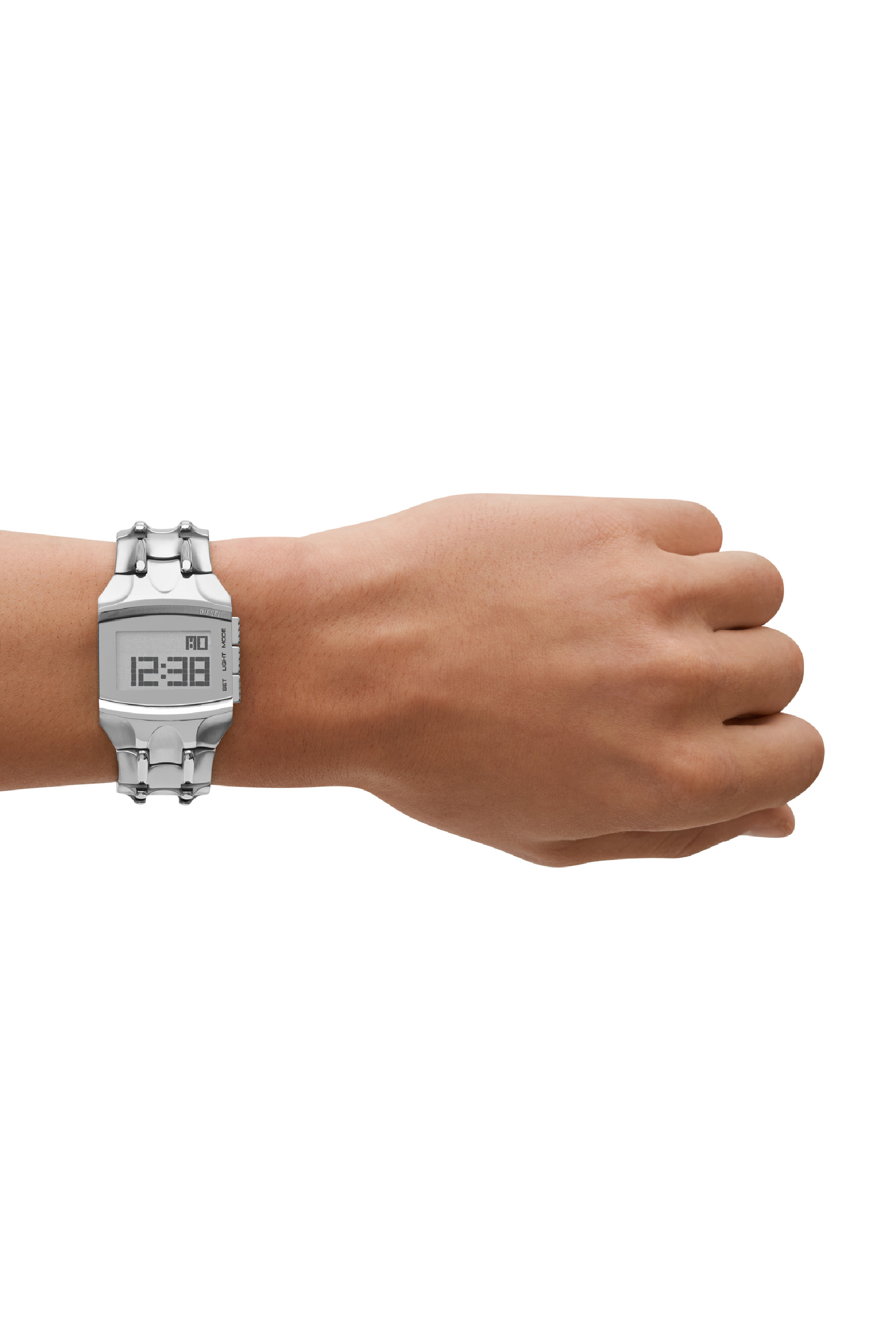Diesel Croco dz2155 時計　デジクロコ Women's Croco Digital stainless steel watch | Silver | Diesel