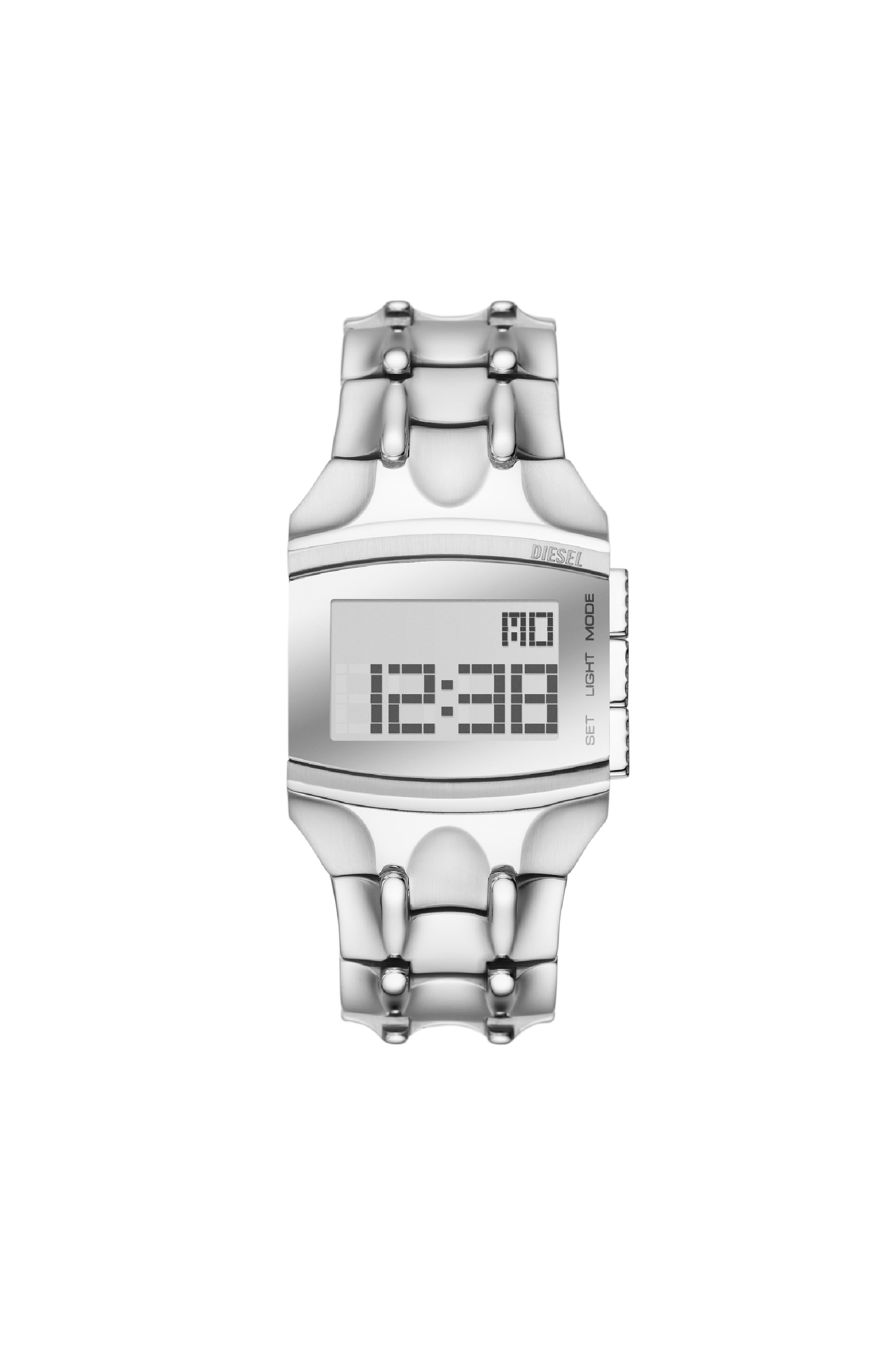 Diesel Croco dz2155 時計　デジクロコ Women's Croco Digital stainless steel watch | Silver | Diesel