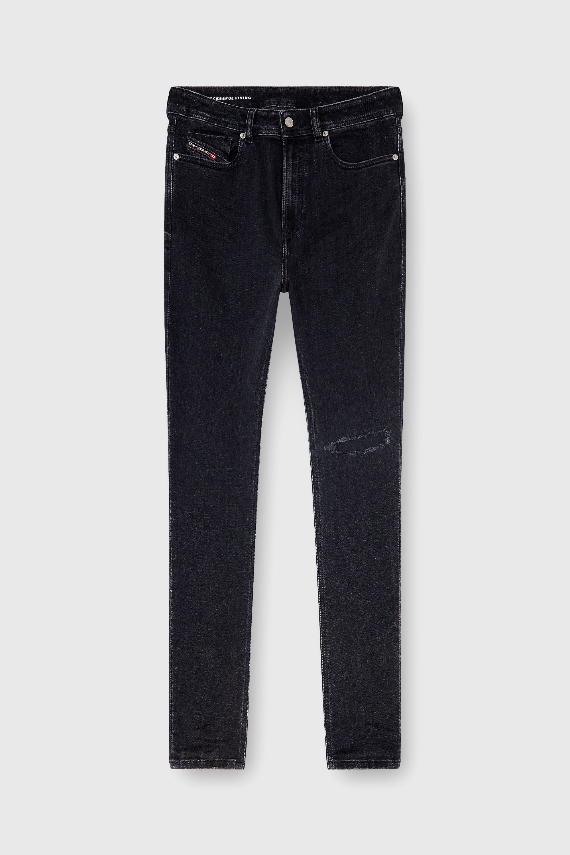Diesel - Skinny Jeans 1979 Sleenker 09P74 Hombre, Negro/Gris oscuro - 6