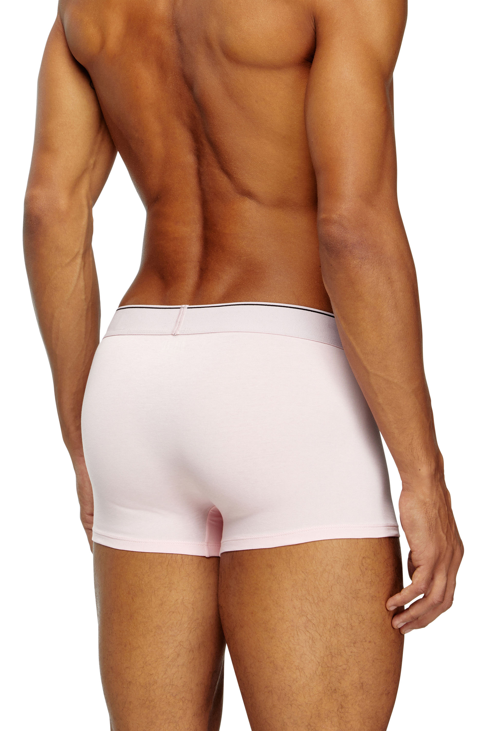 Diesel - DAMIEN-D-BOX-3PACK, Male's 3-pack boxer briefs in stretch cotton in Pink/Black - 3