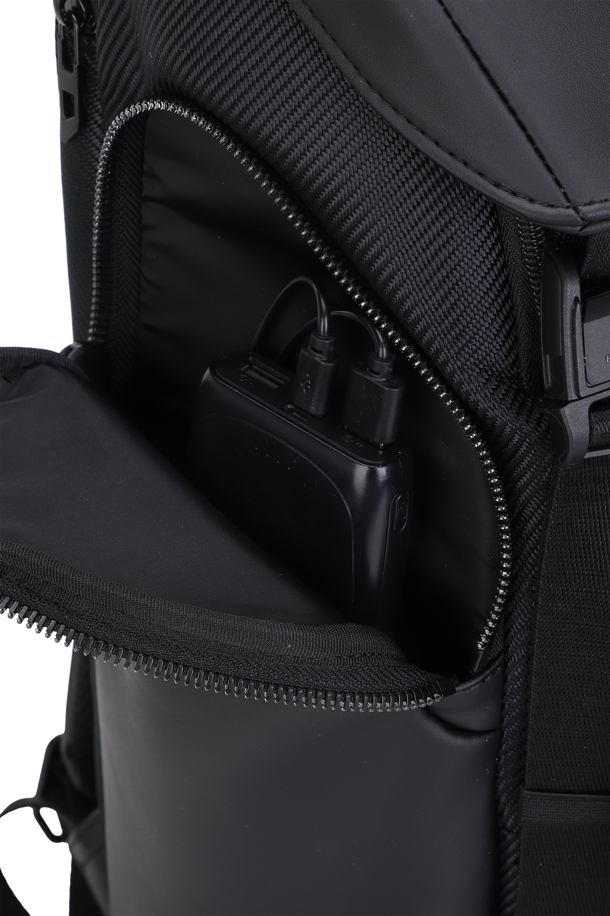 Diesel - DIESEL CARBON FIBER BACKPACK-BLACK  DSB0, Sac &agrave; dos business fonctionnel Mixte in Noir - 5
