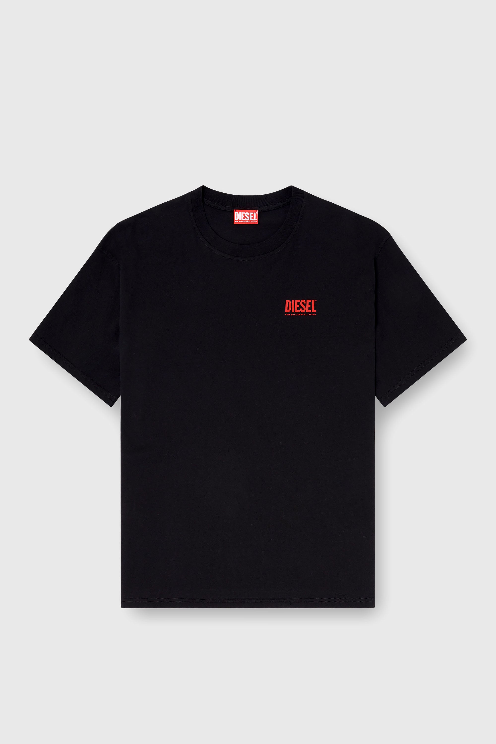 Diesel - T-BOXT-BISK, Man's Mens Logo T Shirt in Black Cotton in Black - 2