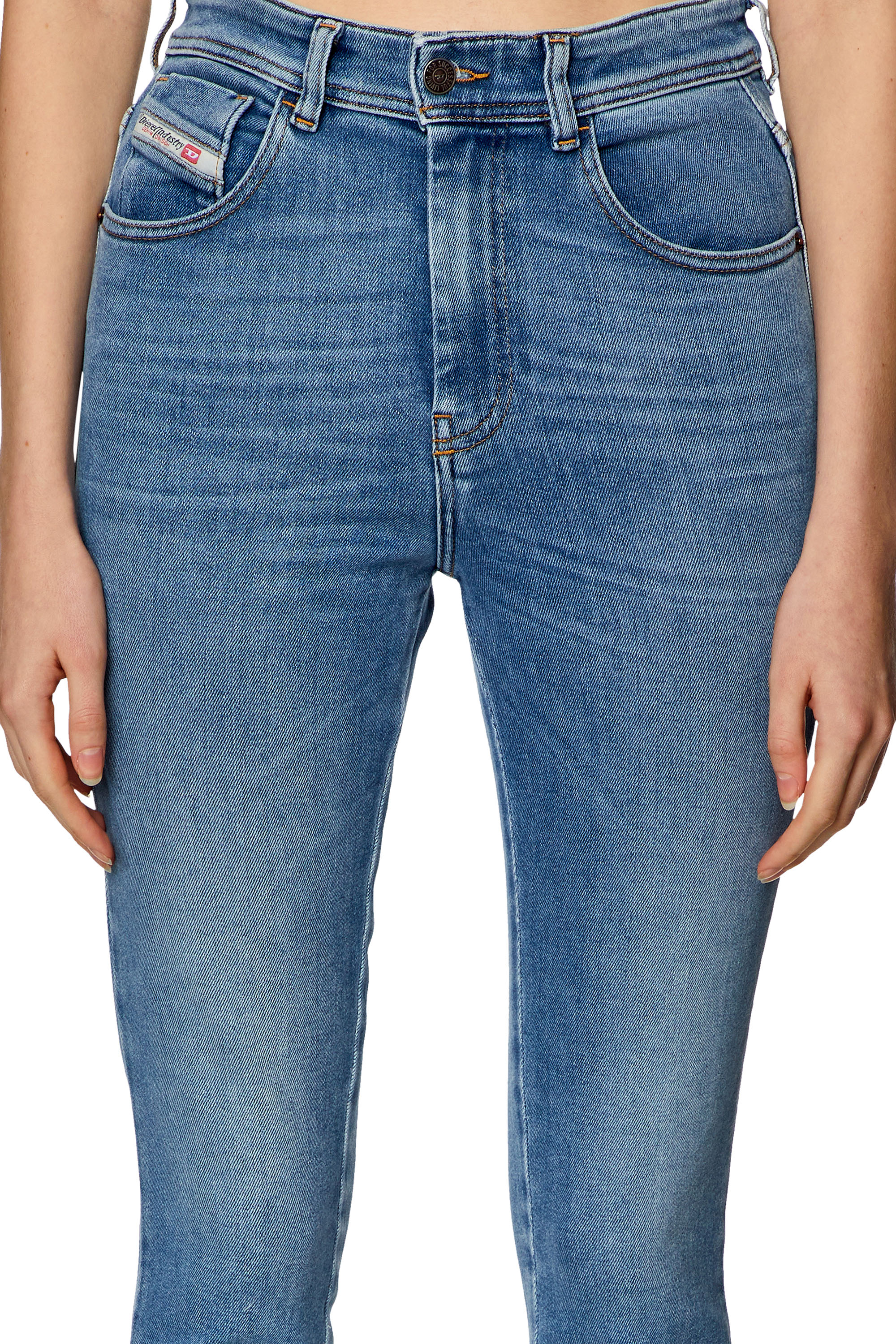 Diesel - Skinny Jeans 1984 Slandy-High 09H93 Mujer, Azul Claro - 4