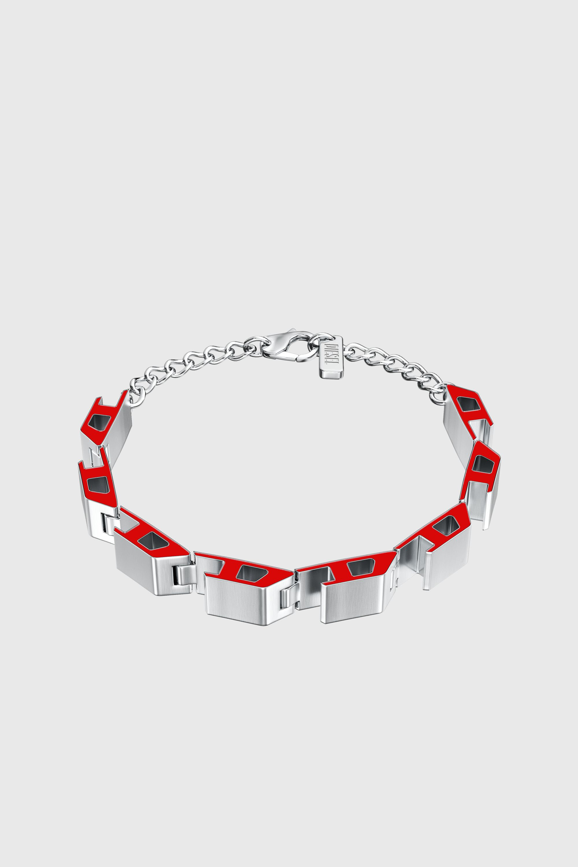Diesel - DX1690040 JEWELLERY, Pulsera de acero inoxidable Unisex in Plateado - 1
