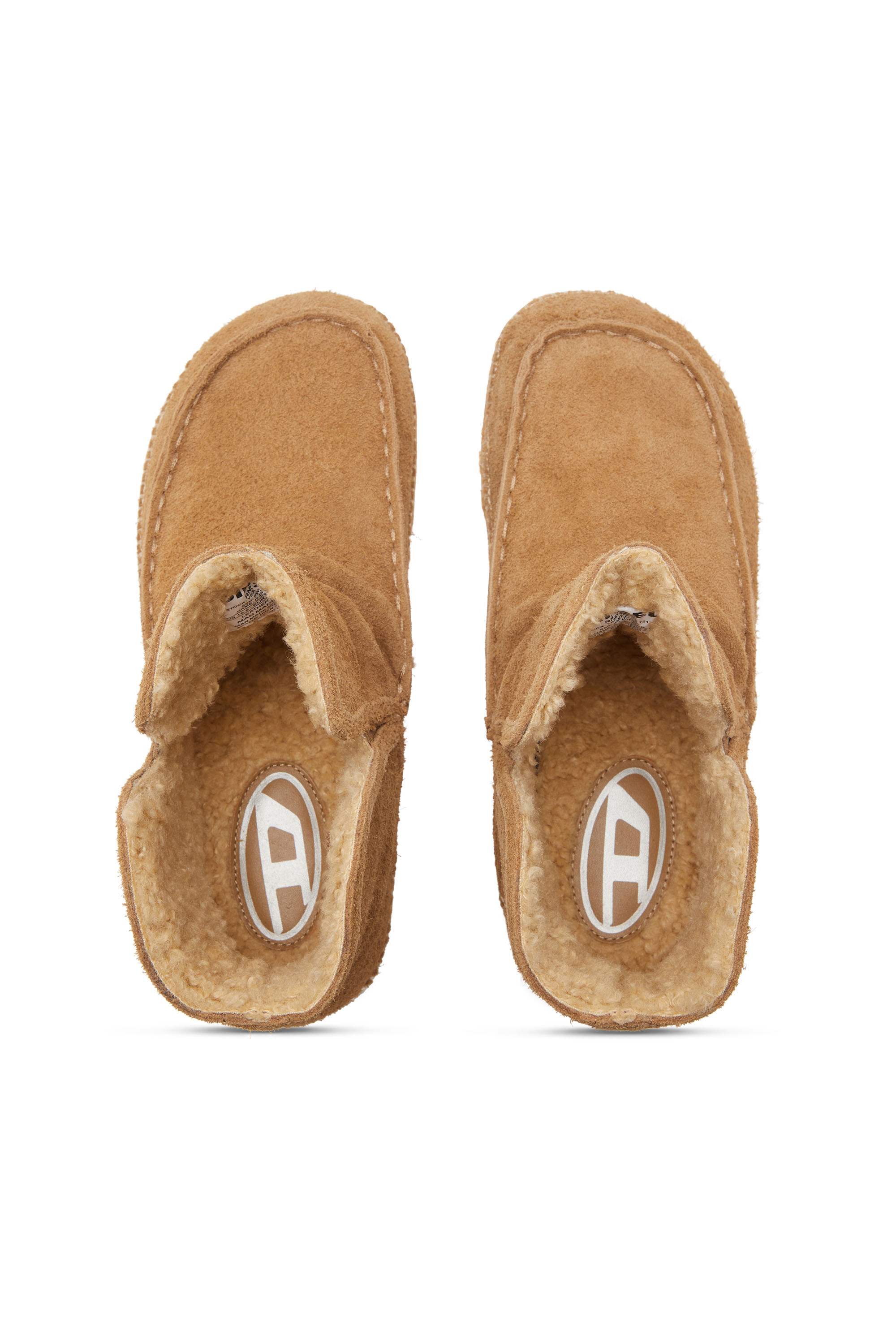 Diesel - D-LUKAS AKB, D-Lukas - Bottines en cuir avec doublure intérieure Homme in Marron - 4