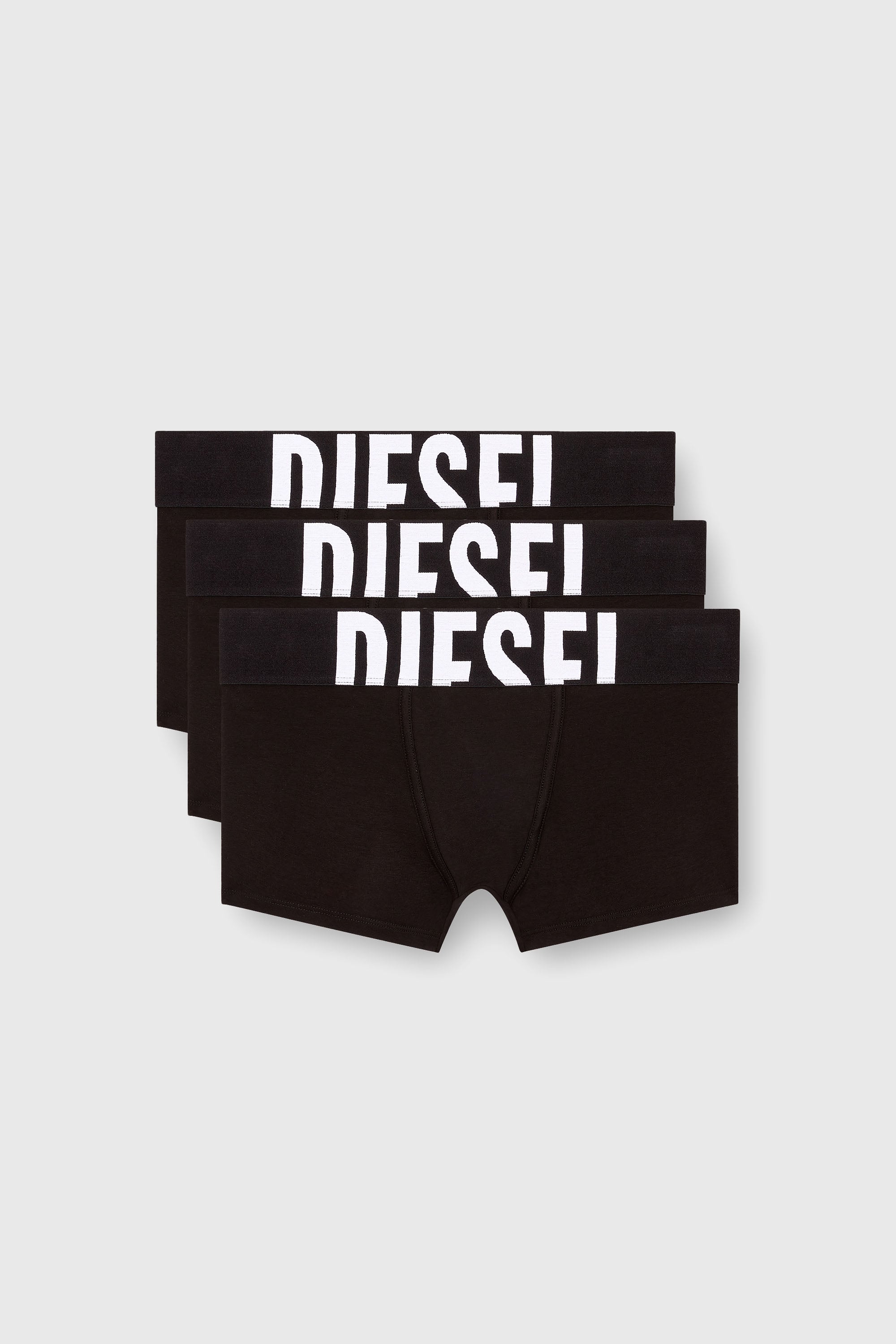 Diesel - UMBX-DAMIENTHREEPACK-5.5EL, Male's Three-pack boxer briefs in stretch cotton in Black - 1