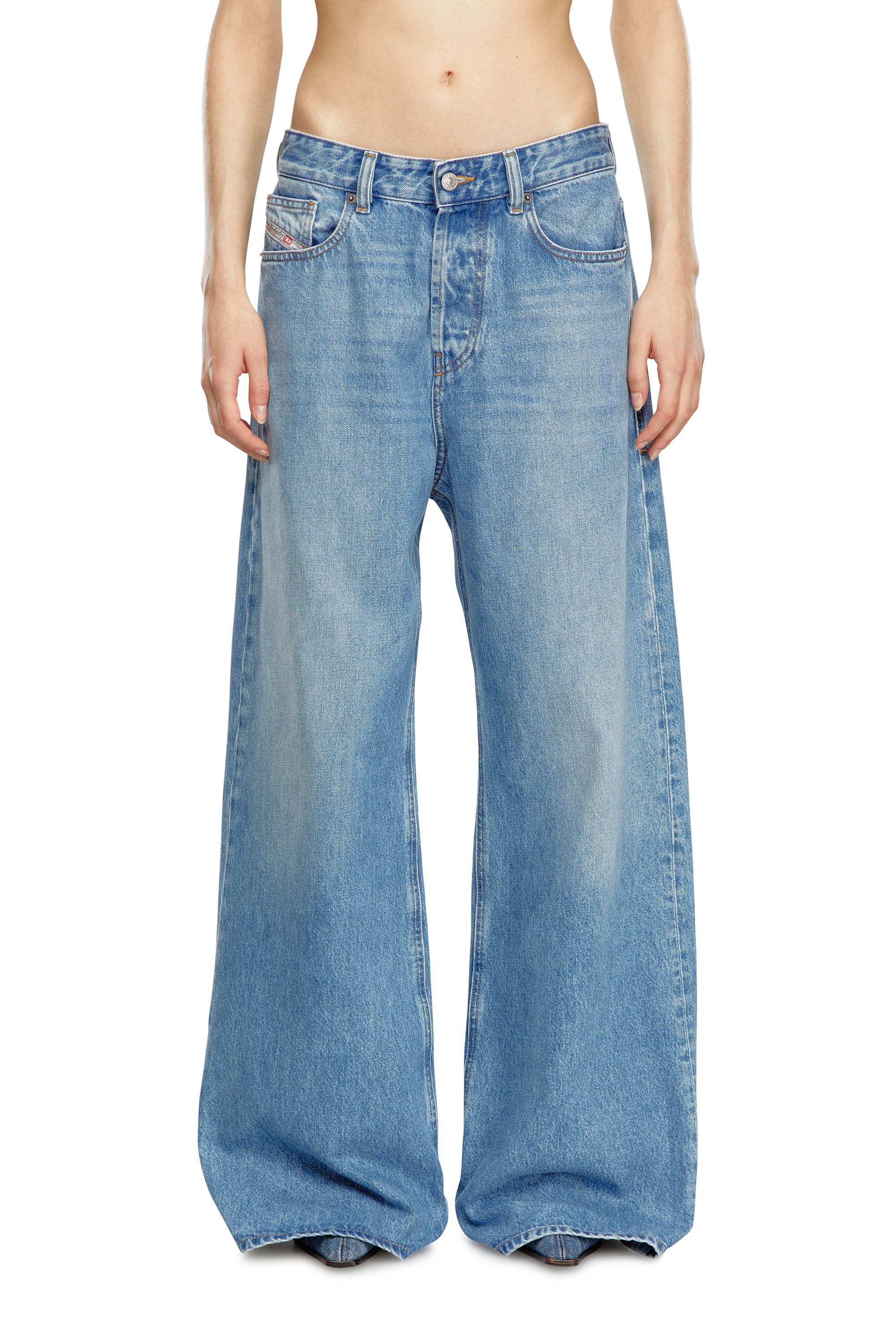 Diesel - Relaxed Jeans 1996 D-Sire 09I29 Mixte, Bleu Clair - Image 3