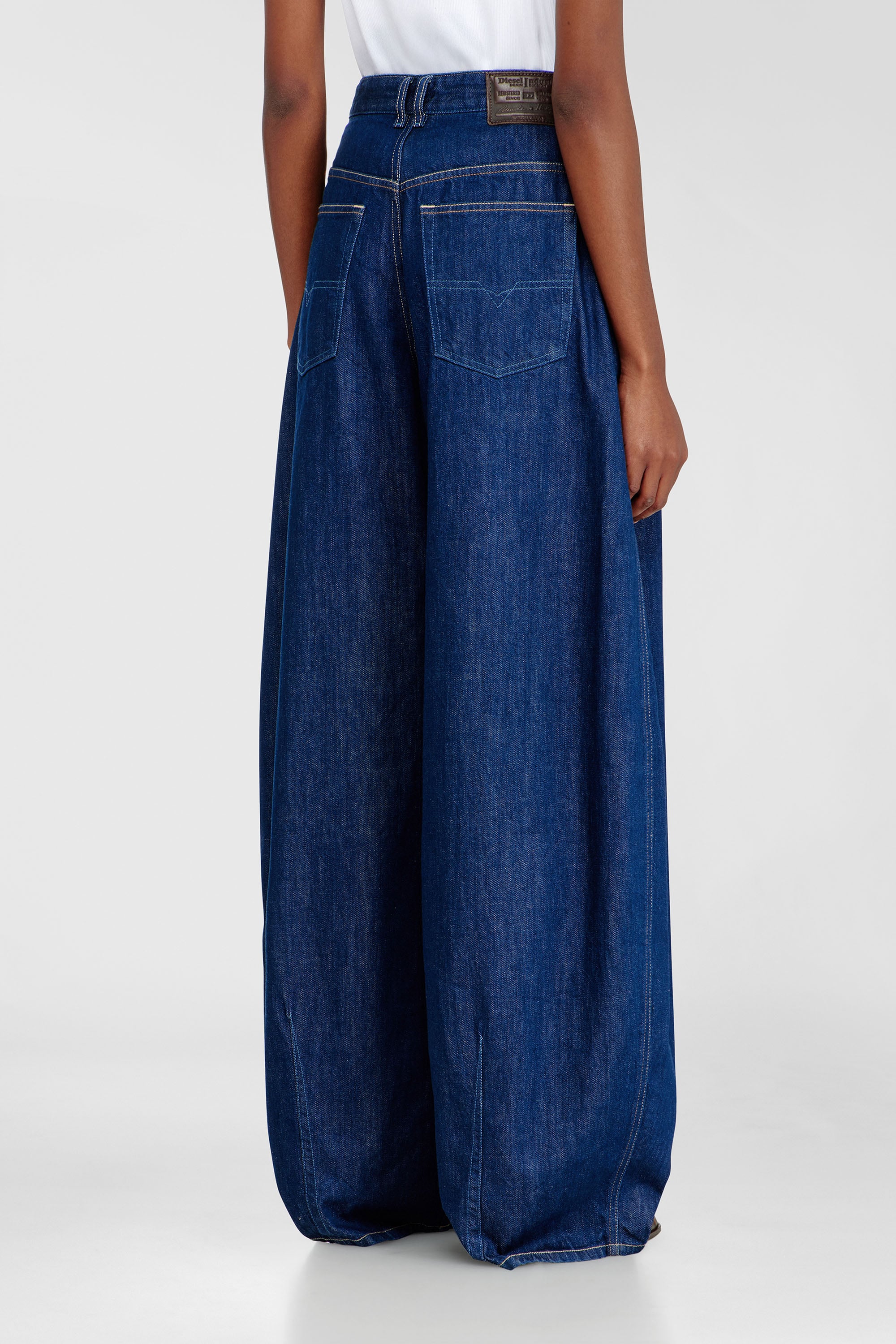 Diesel - Relaxed Jeans 1987 D-Khelz 09Q09 Mujer, Azul Oscuro - 5