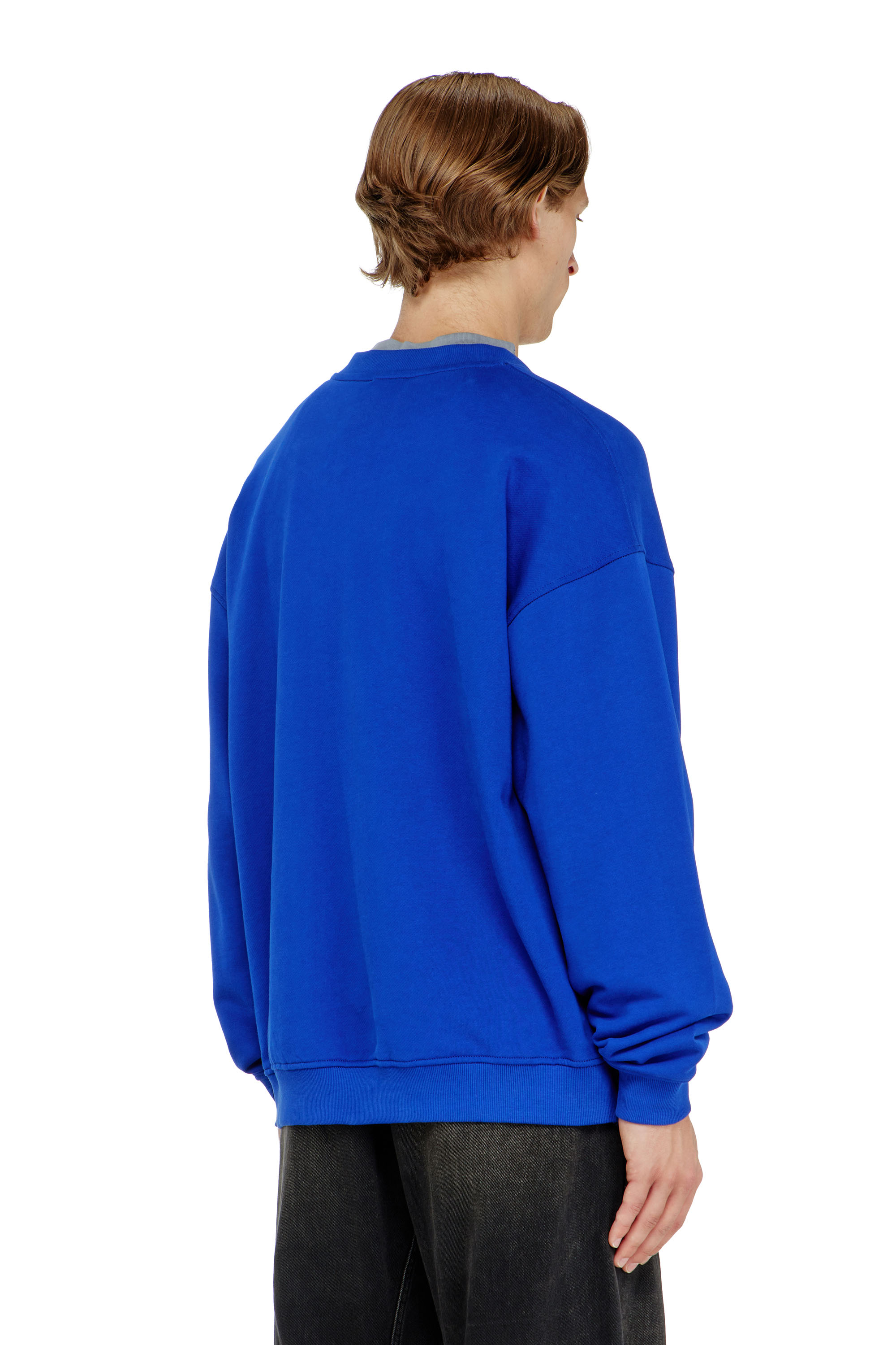 Diesel - S-BOXT-AA1, Sweat-shirt en coton avec imprim&eacute; graphique Homme in Polychrome - 4