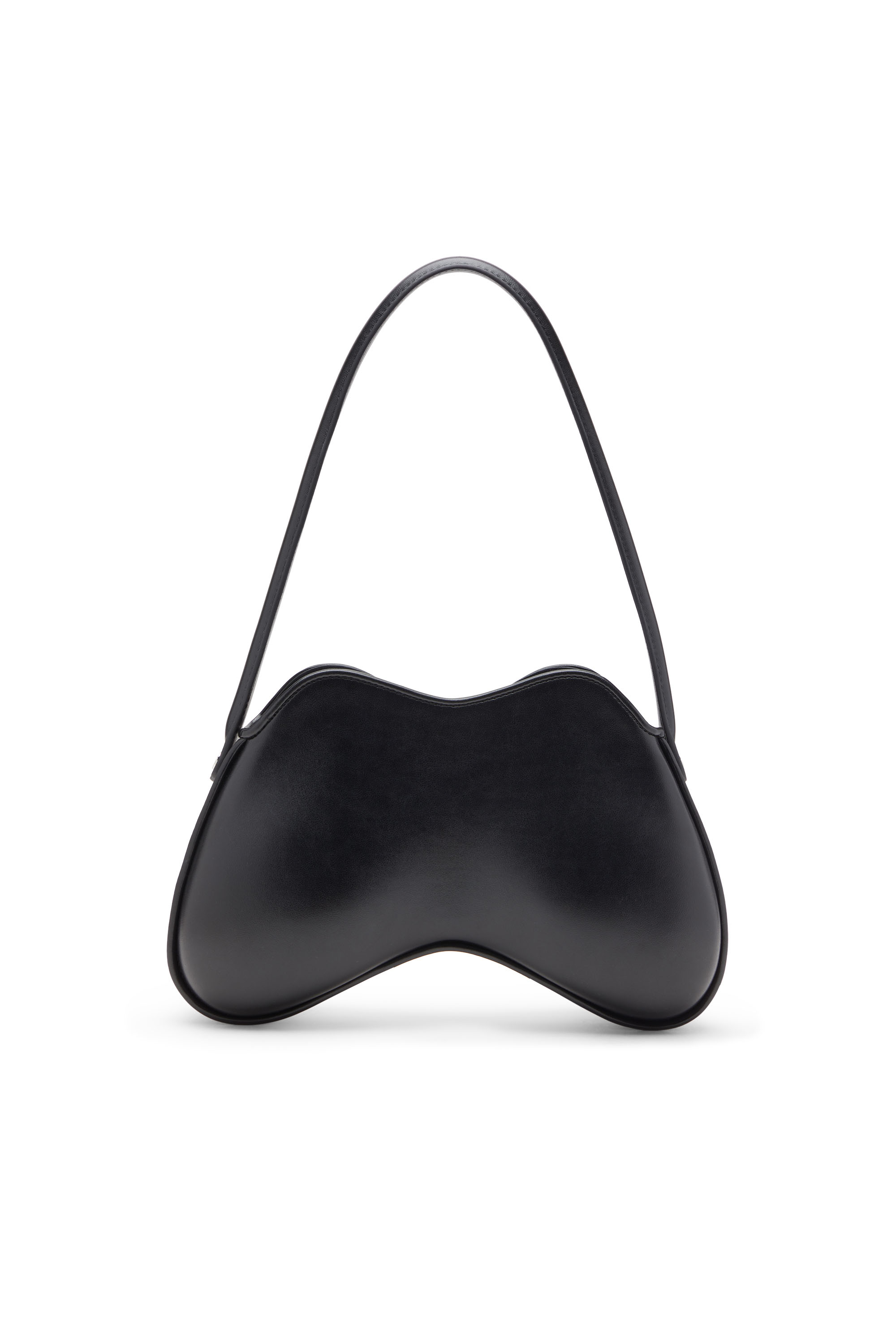 Diesel - DOUBLE-D SHOULDER, Female's Double-D-Shoulder bag in PU in Black - 2