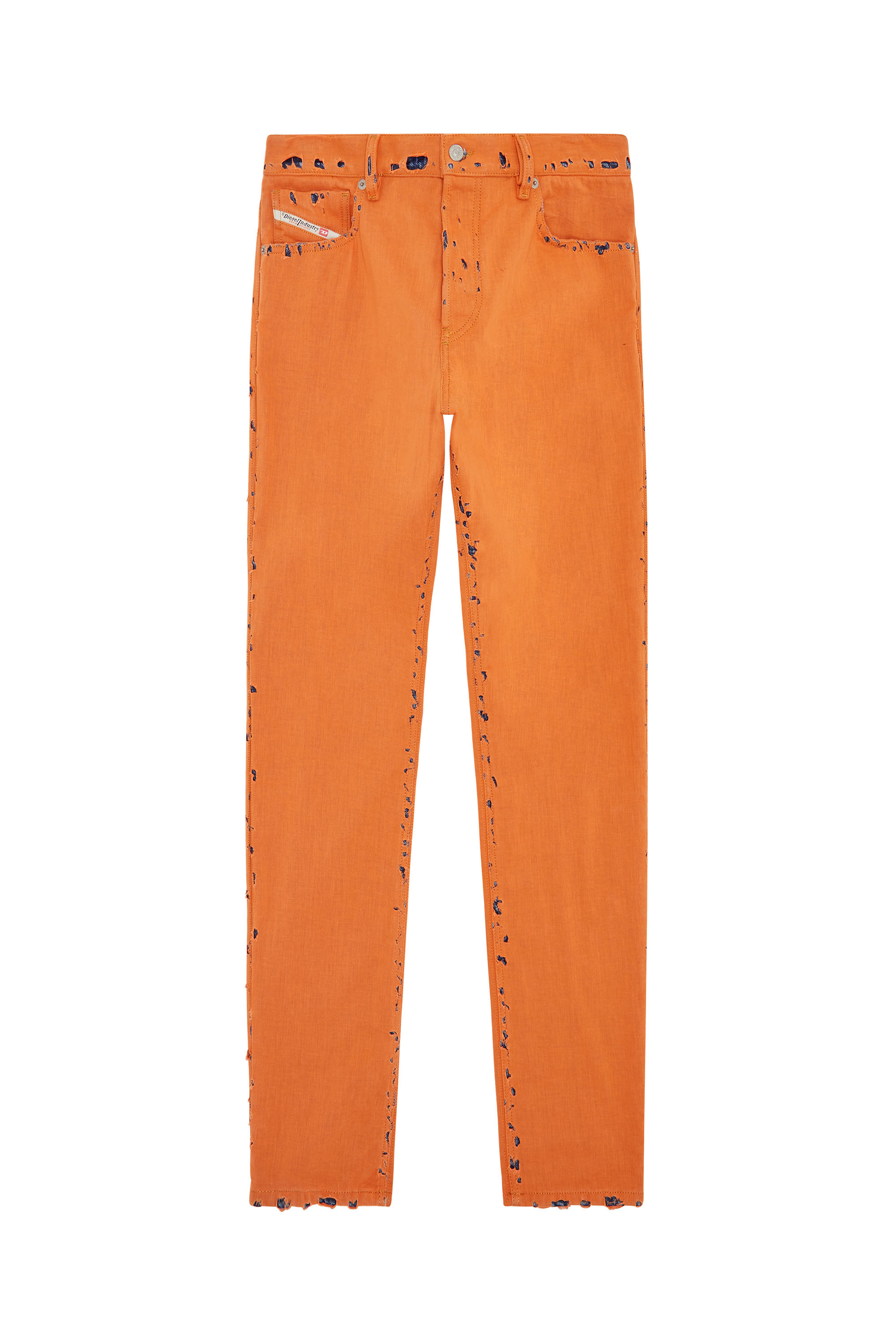 Diesel - Man's Straight Jeans 1995 D-Sark 007R5, Orange - 2