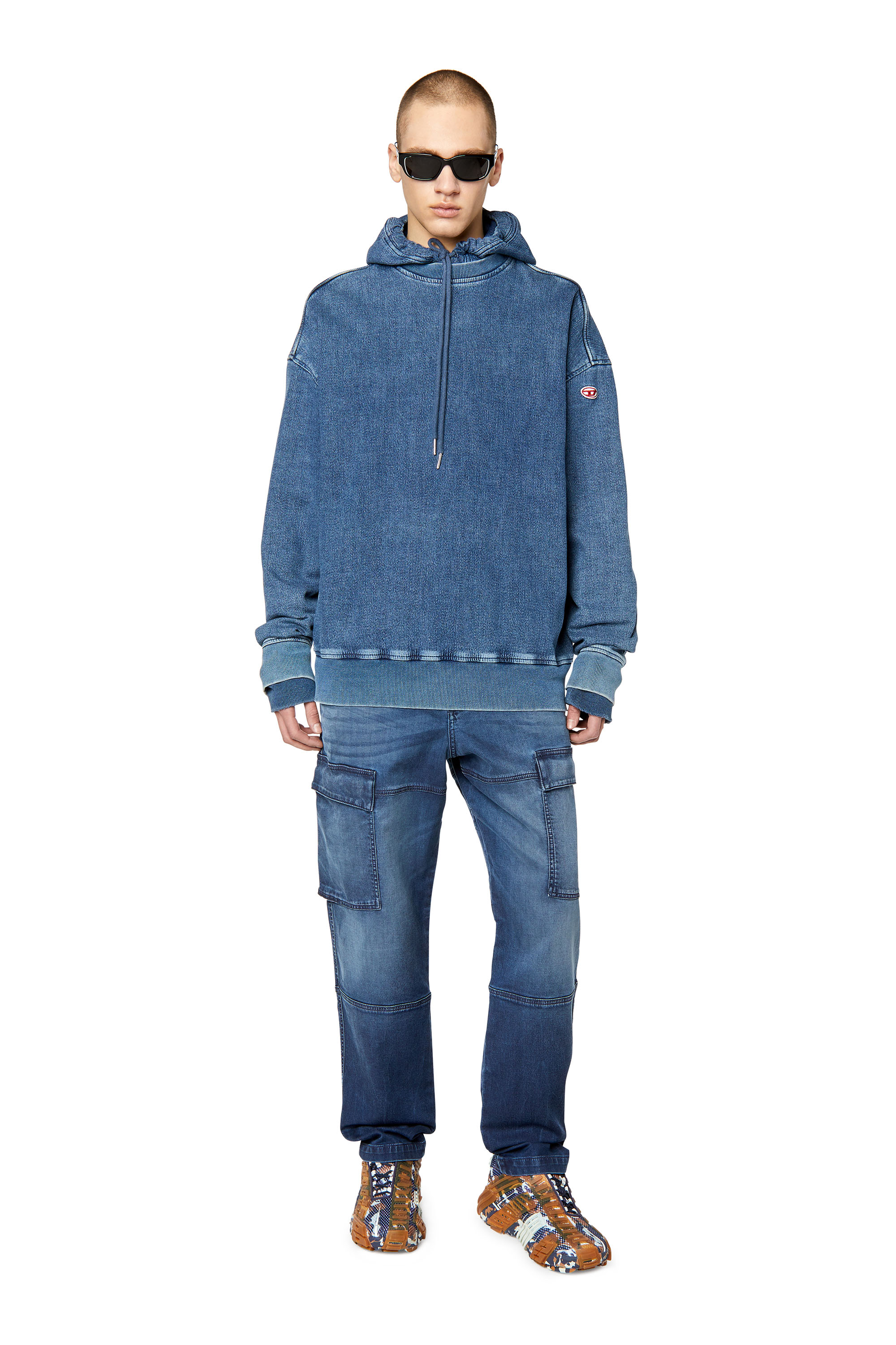 Diesel - Tapered 2030 D-Krooley Joggjeans® 068DV, Tapered 2030 D-Krooley Joggjeans® Homme in Bleu - 2