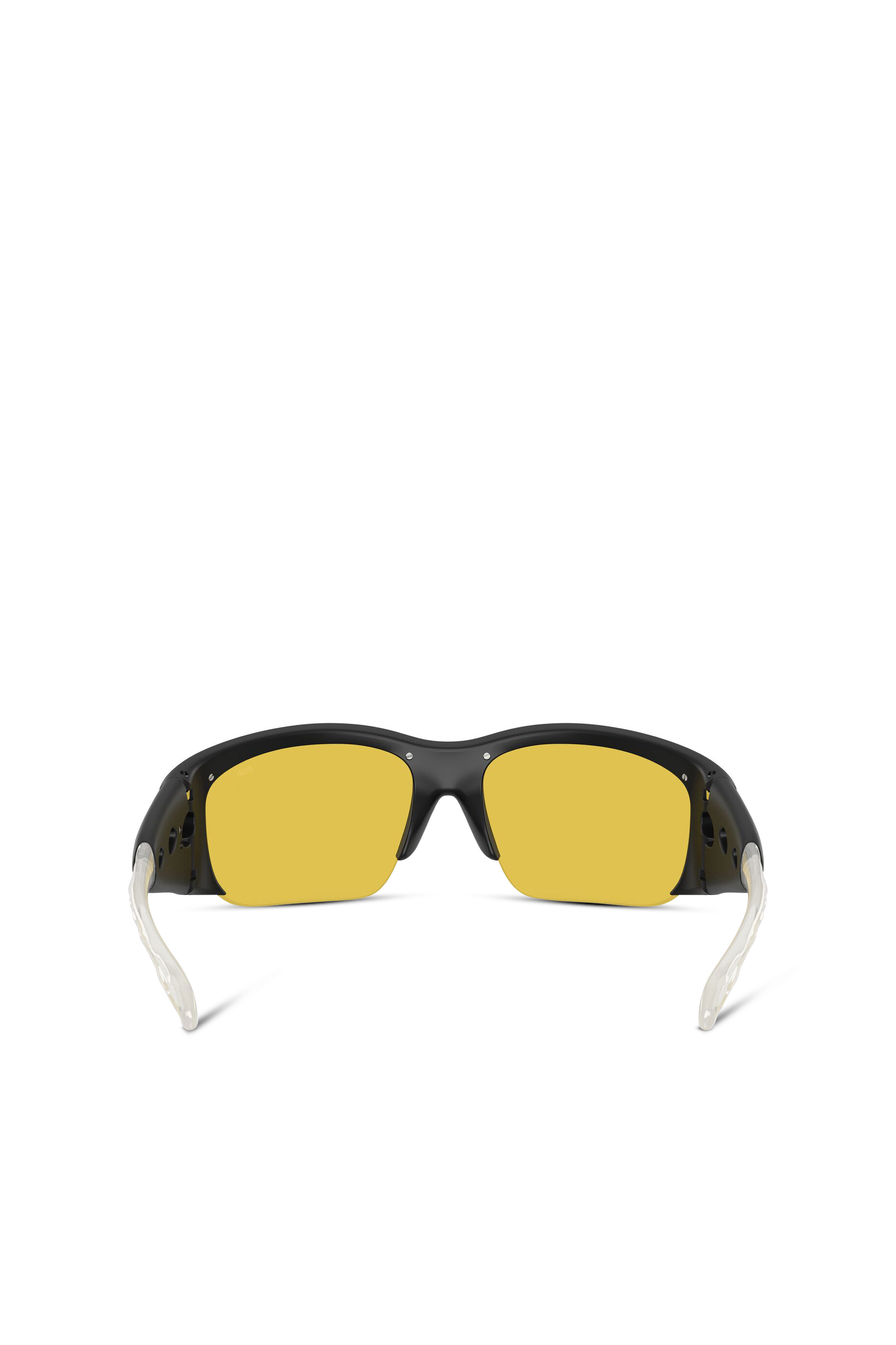 Diesel - 0DL3016U, Unisex's Wrap-around shape sunglasses in Beige/Yellow - 3