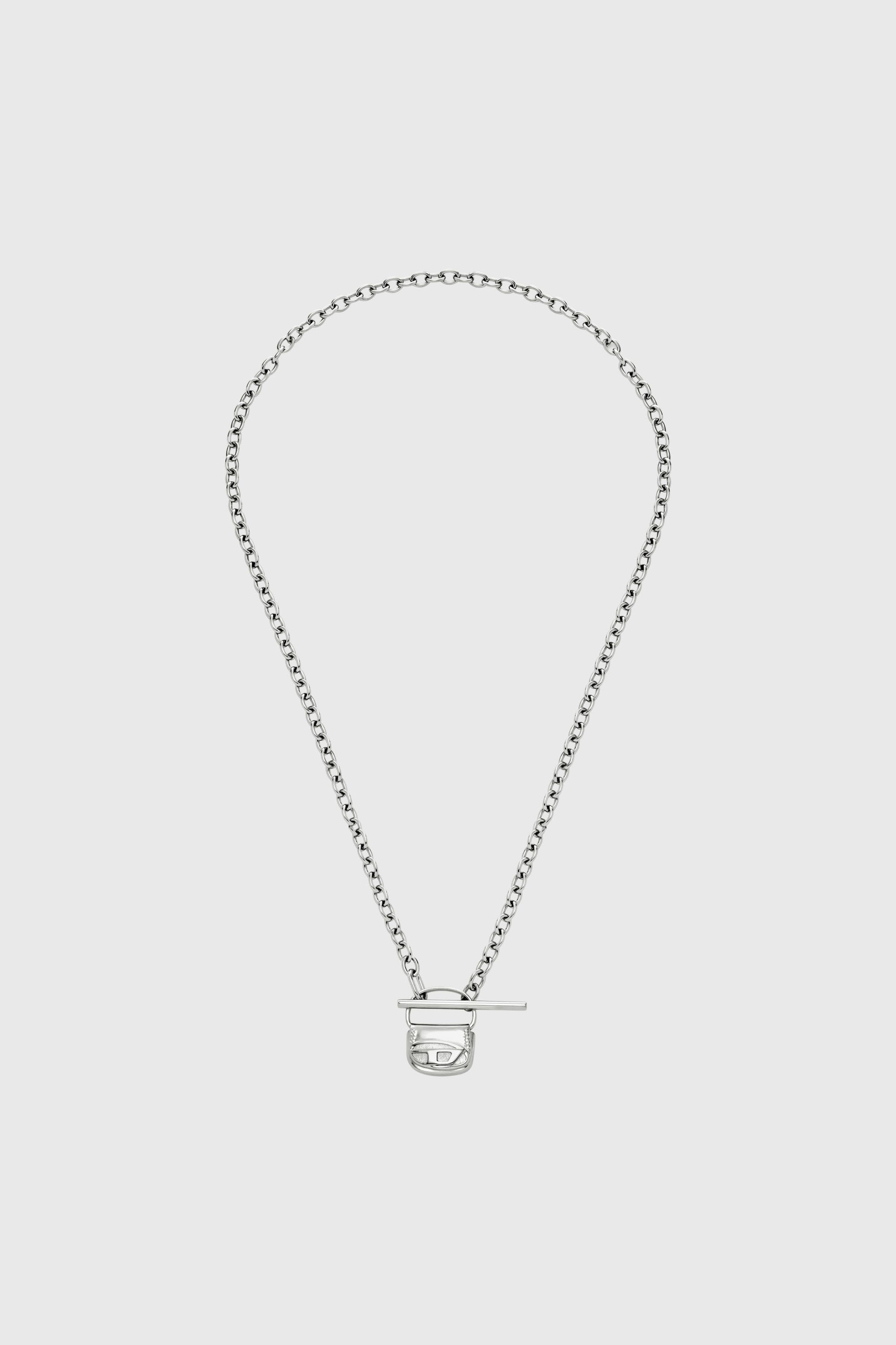 Diesel - DX1593040 JEWEL, Collar de acero inoxidable Unisex in Plateado - 1