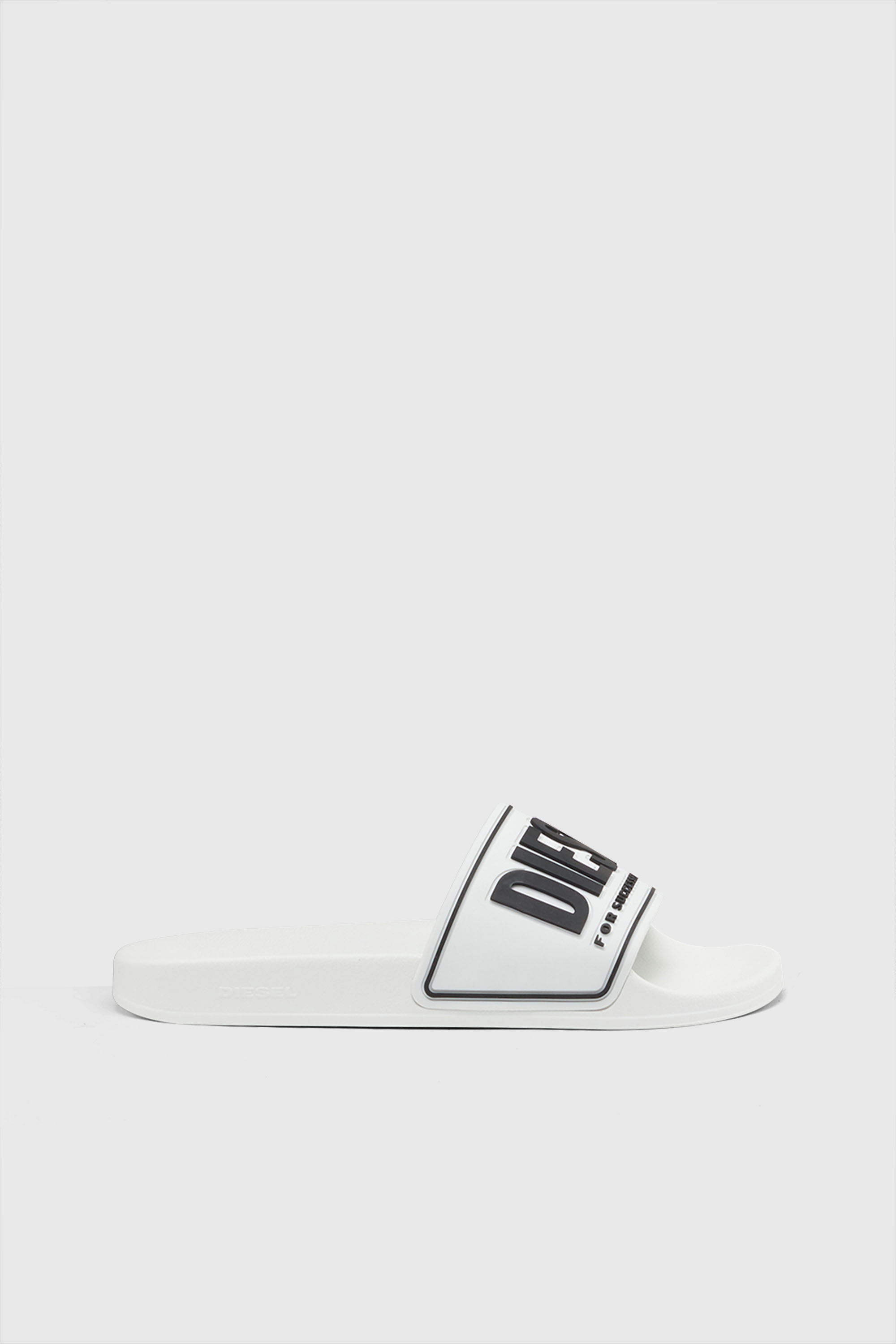 Sa-Mayemi-Rubber slides with embossed logo