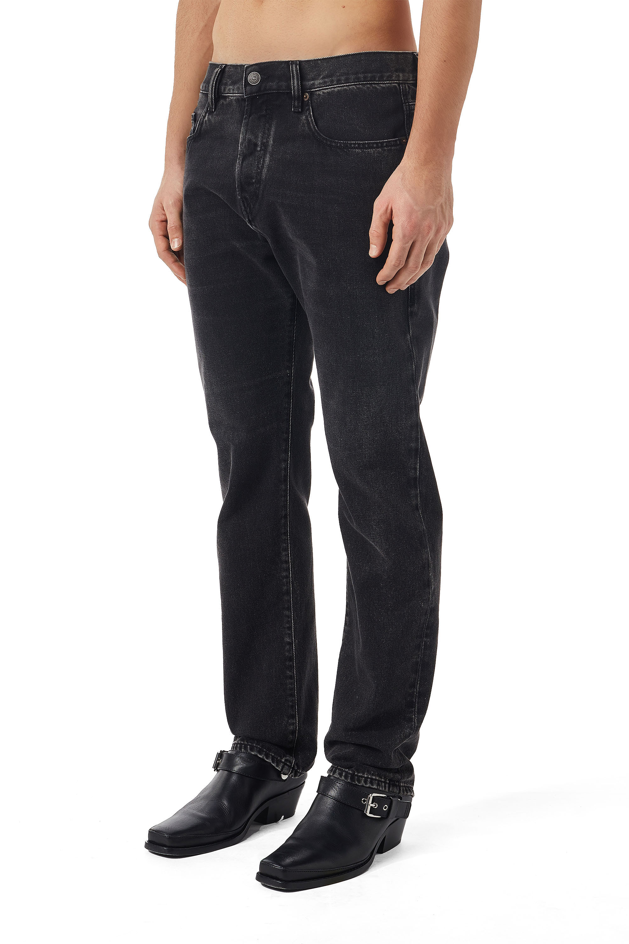 2020 D-Viker Straight Jeans 09B88 | Black/Dark grey | Diesel 良品 