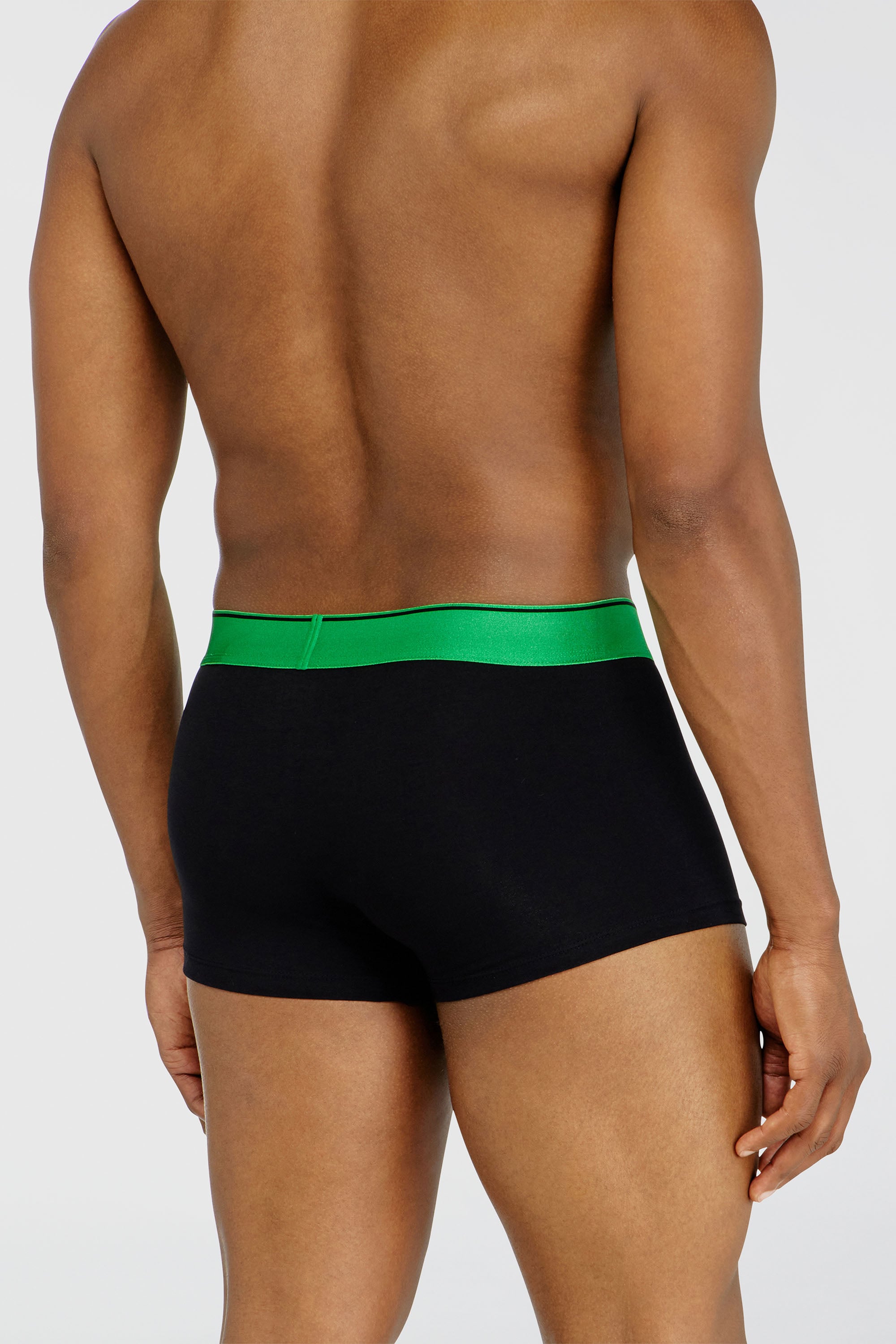 Diesel - DAMIEN-GFT-3PACK, Paquete de tres b&oacute;xers con cinturilla met&aacute;lica Hombre in Negro - 3