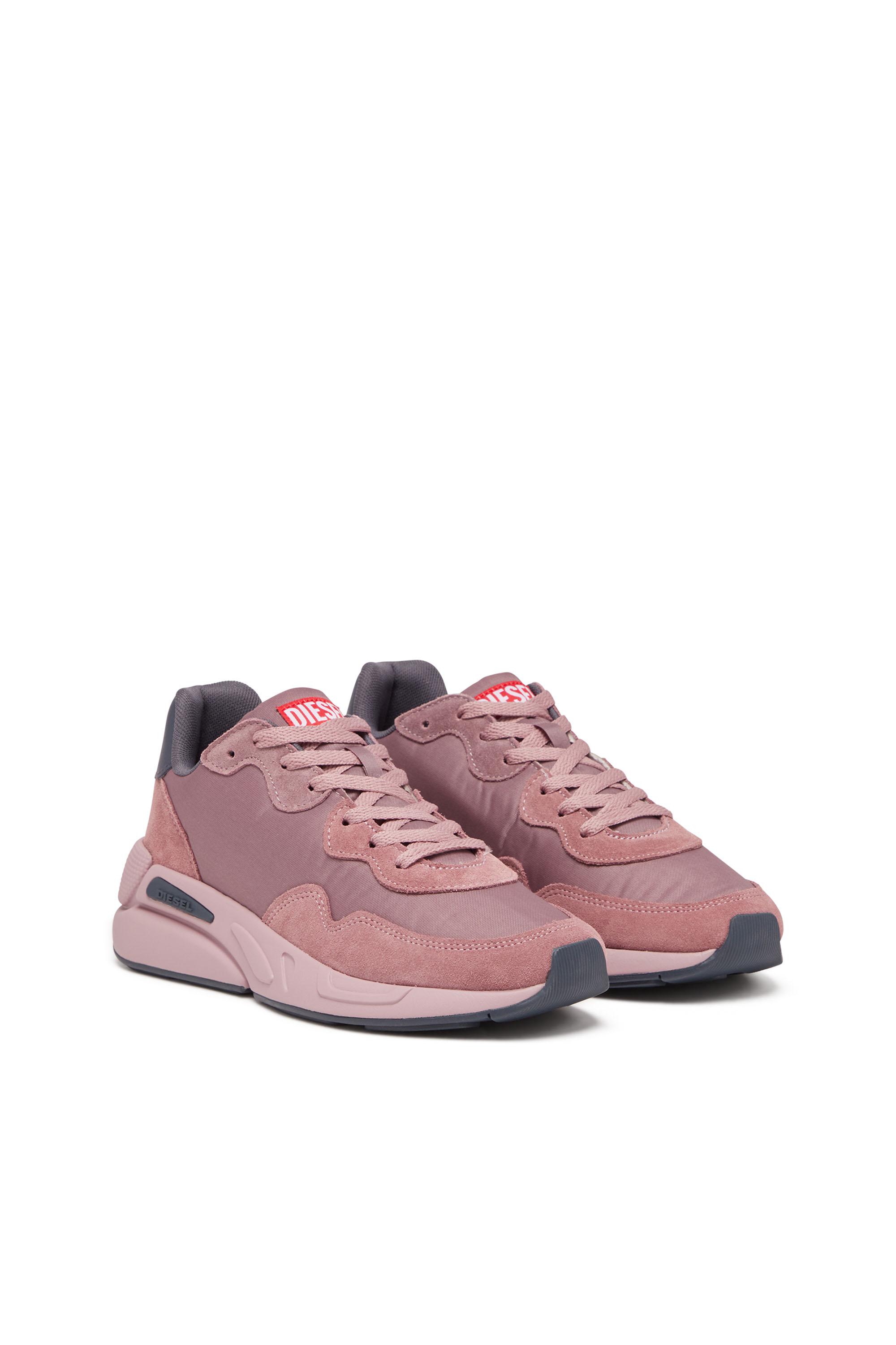 S-SERENDIPITY LIGHT W, Pink Diesel - S-SERENDIPITY LIGHT W, Woman's S-Serendipity Light W - Sneakers with contoured panels in Pink - 2