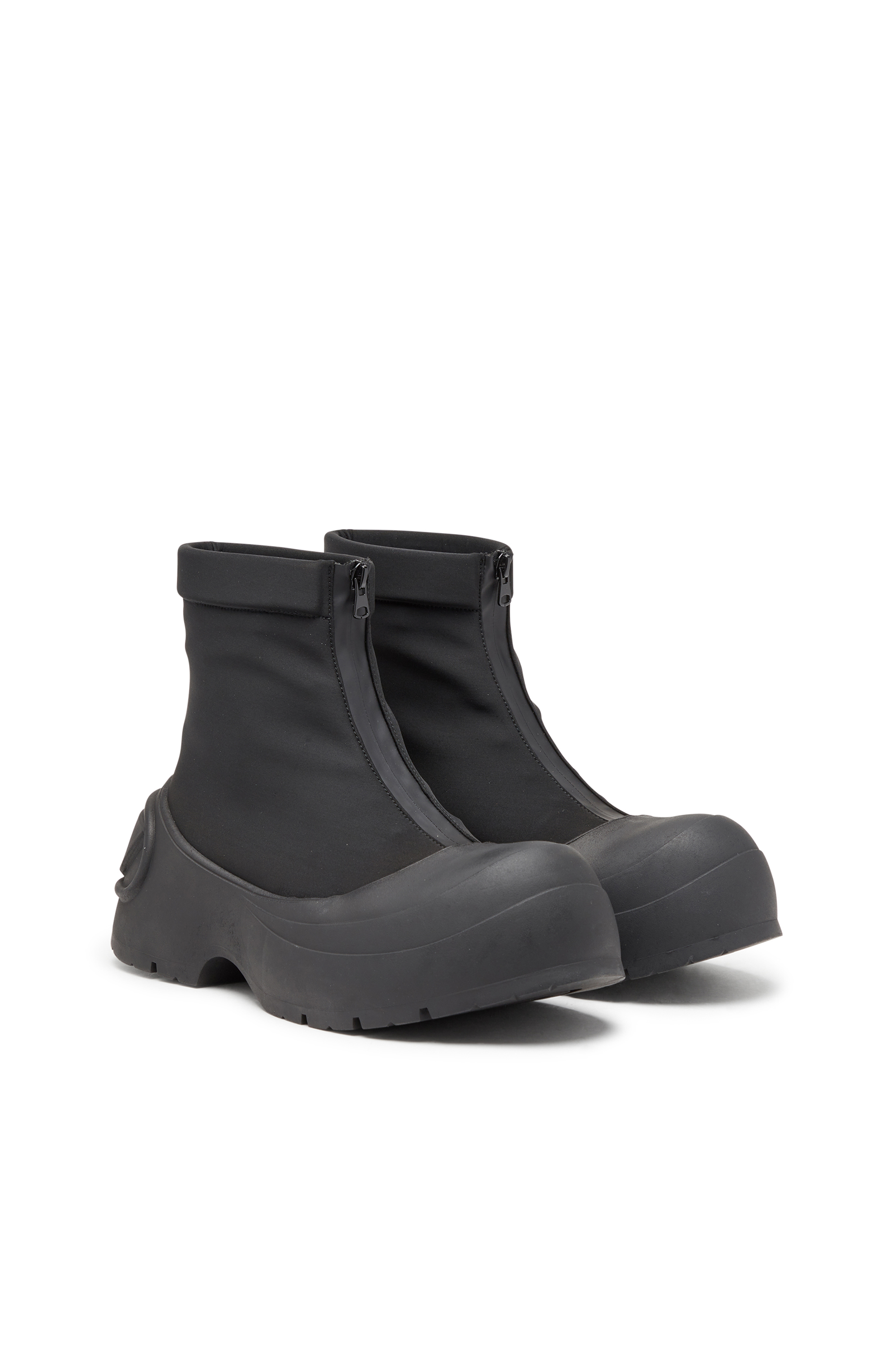 Diesel - D-DONALD CH, Male's D-Donald-Rubber-trimmed ankle boots in Black - 2
