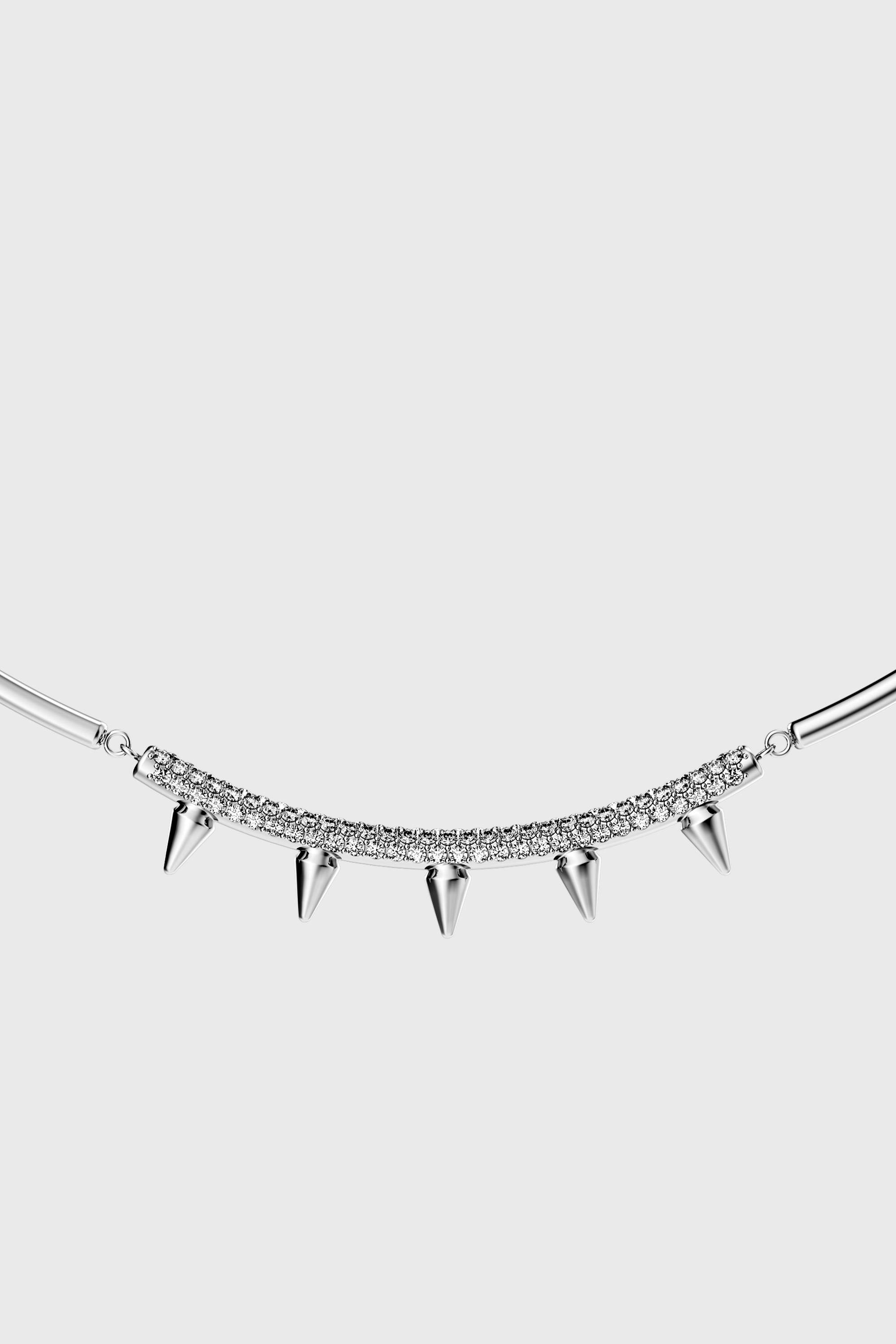 Diesel - DX1724040, Collar de cadena de acero inoxidable Unisex in Plateado - 2