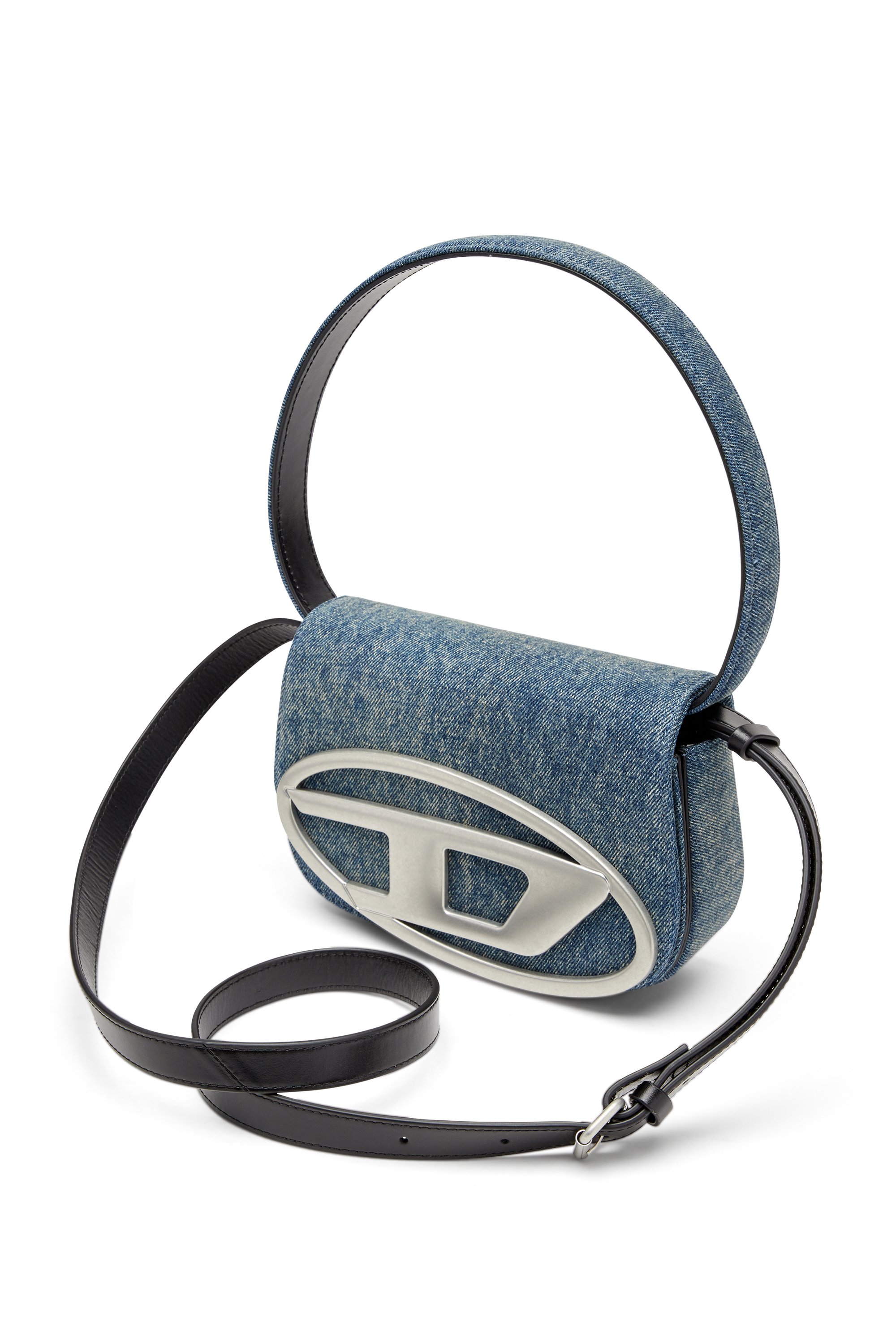 Women's 1DR-Iconic shoulder bag in solarised denim | Blue