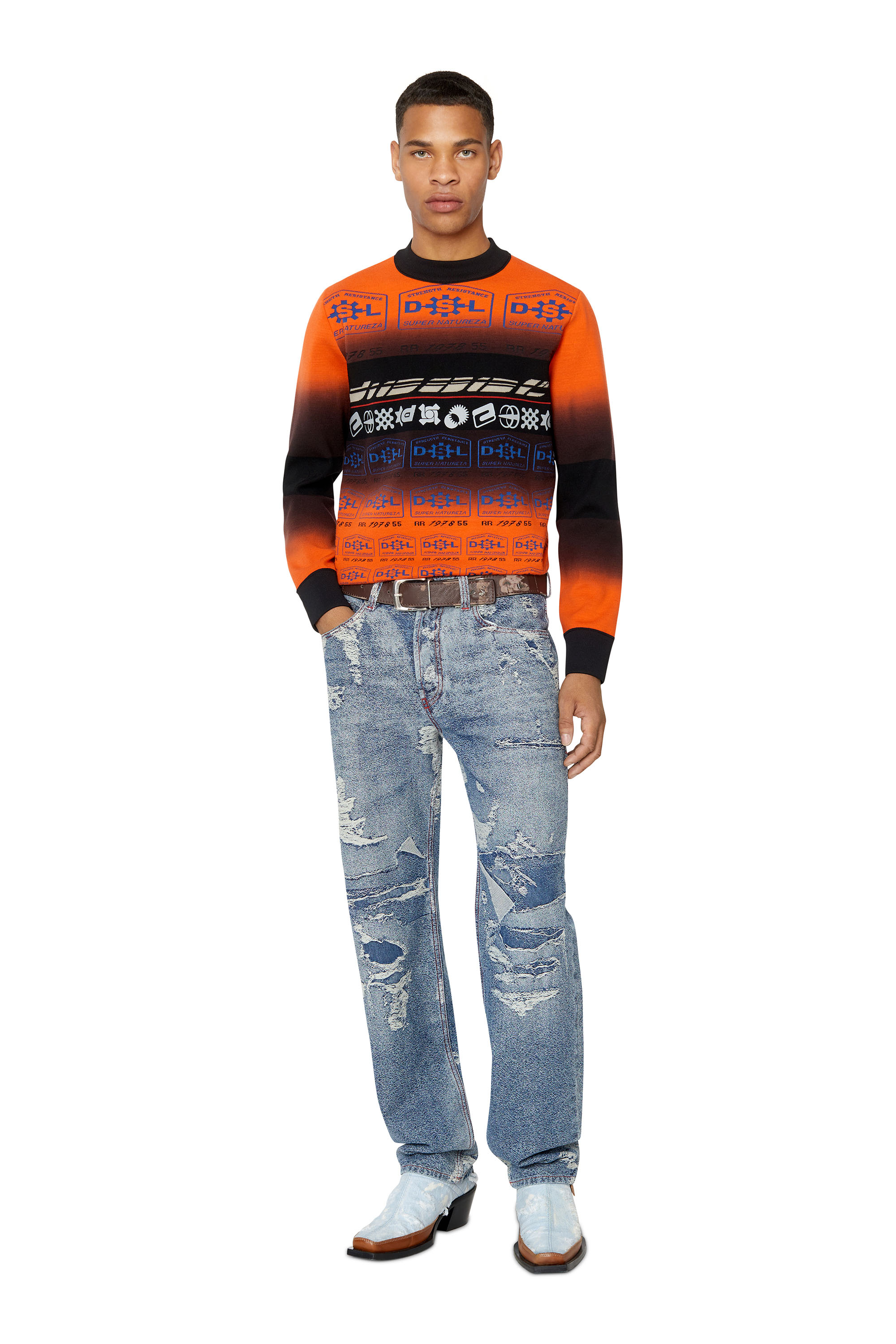 2010 D-Macs Man: Straight dark blue Baggy Jeans | Diesel