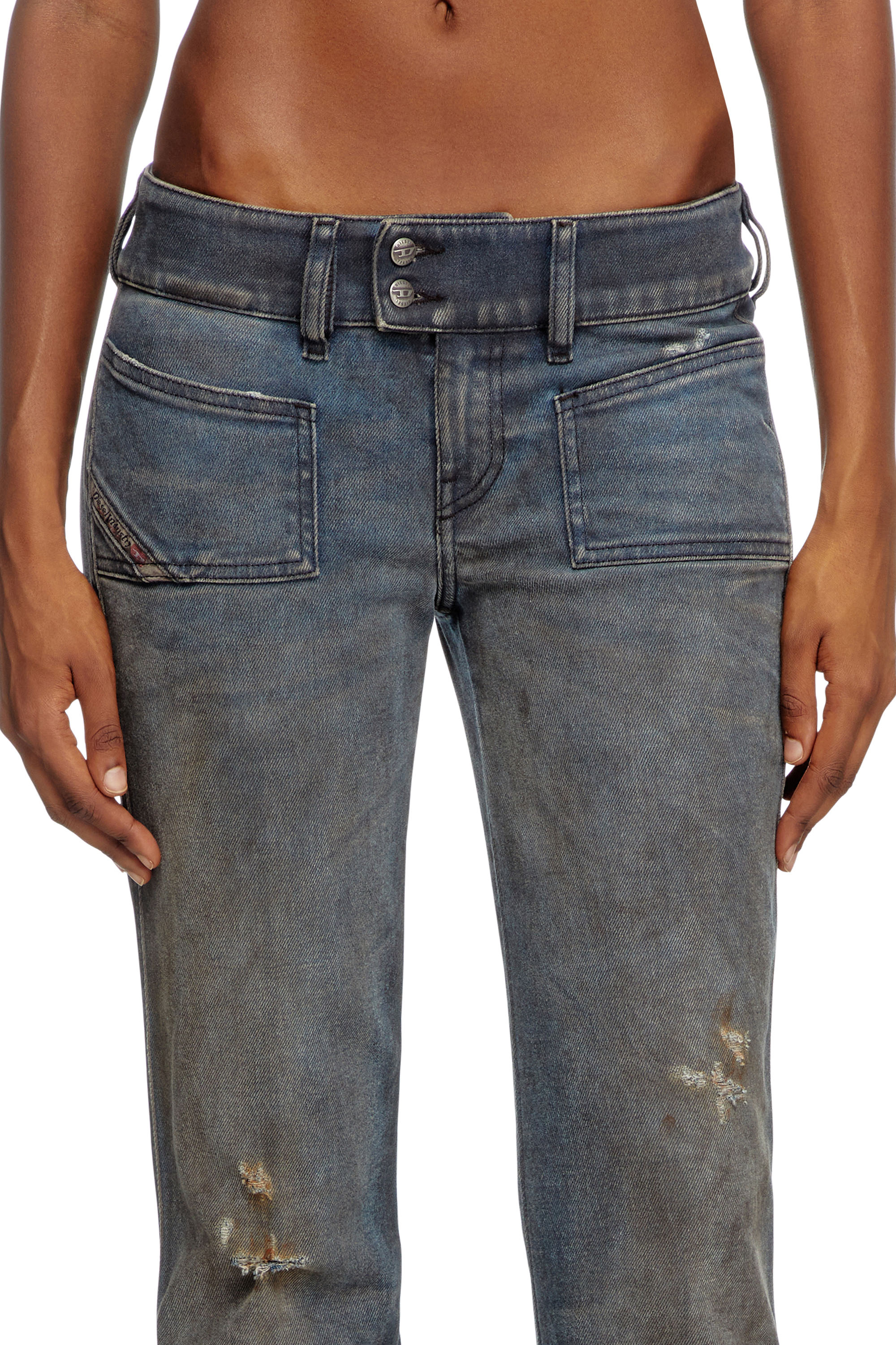 Women's Bootcut Jeans | Medium Blue | Diesel D-Hush